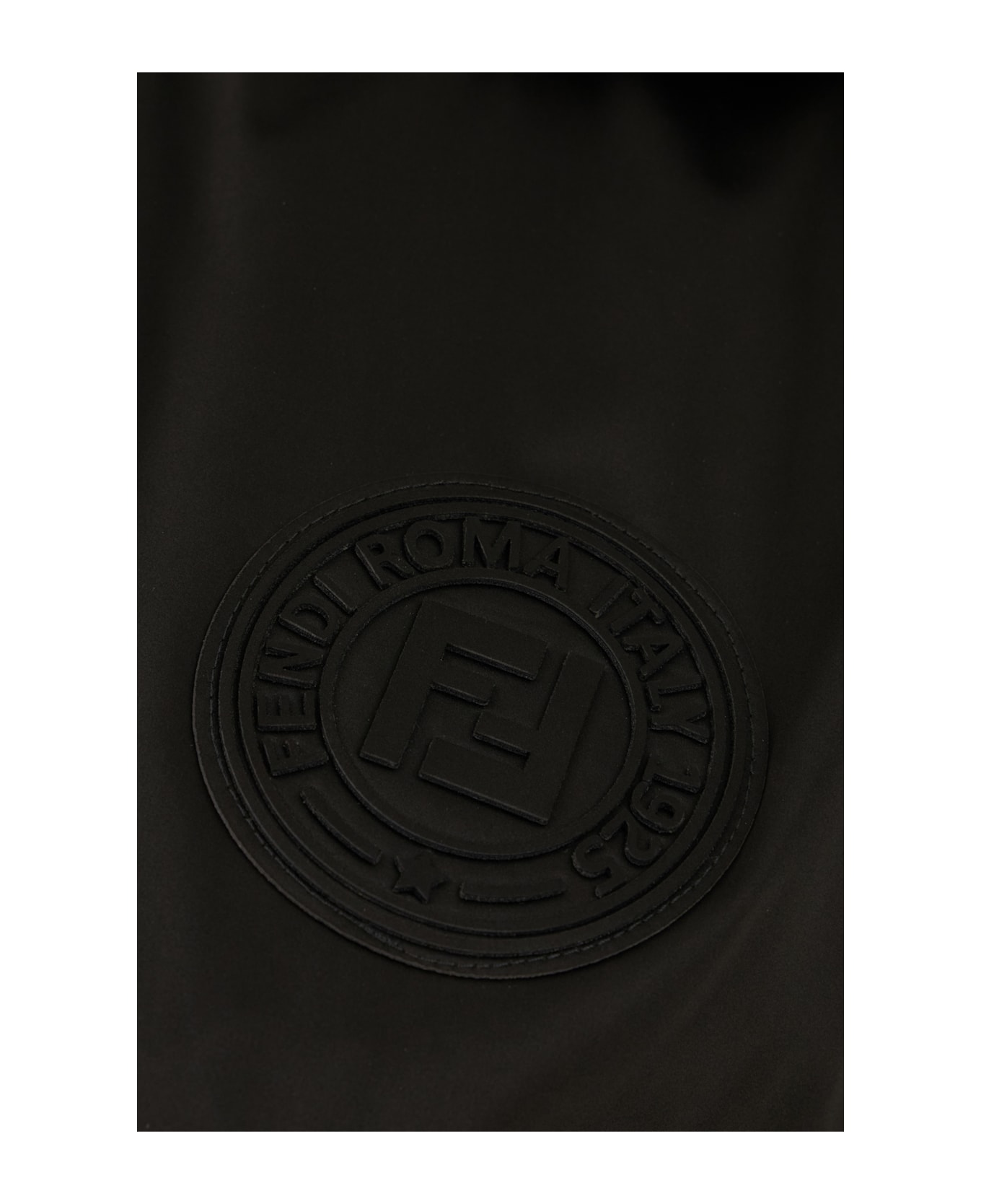 Fendi Black Polyester Sleeveless Jacket - NERO