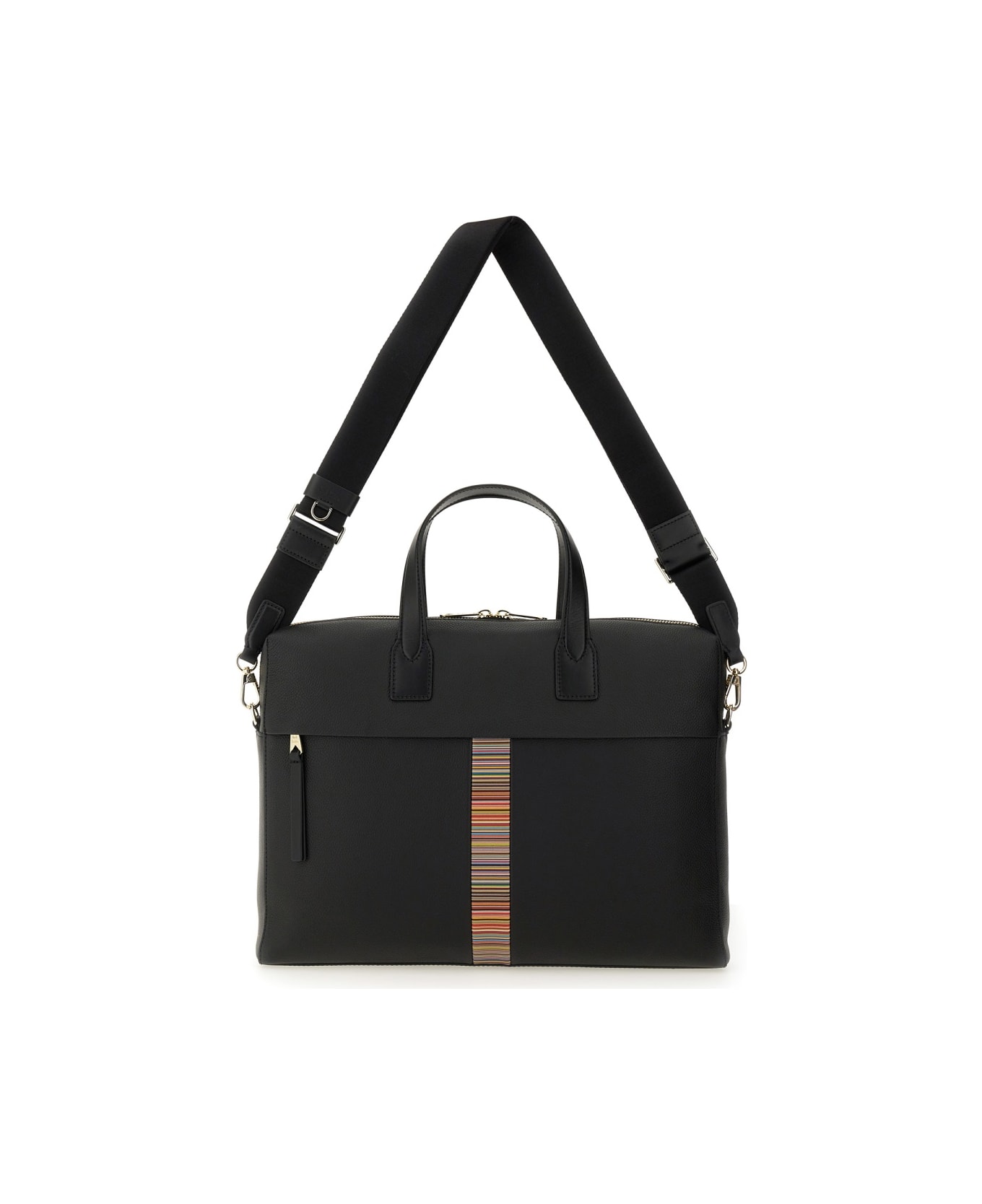 Paul Smith "signature Stripe" Bag - BLACK
