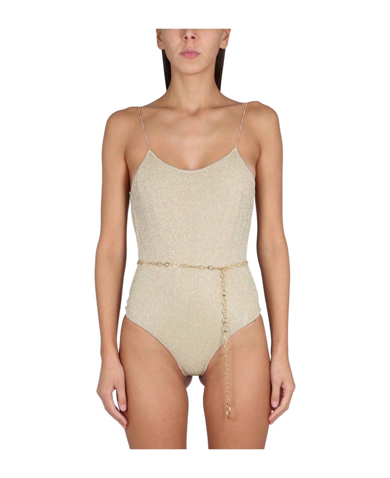 Oseree Lumière Maillot One-piece Swimsuit - Platinum
