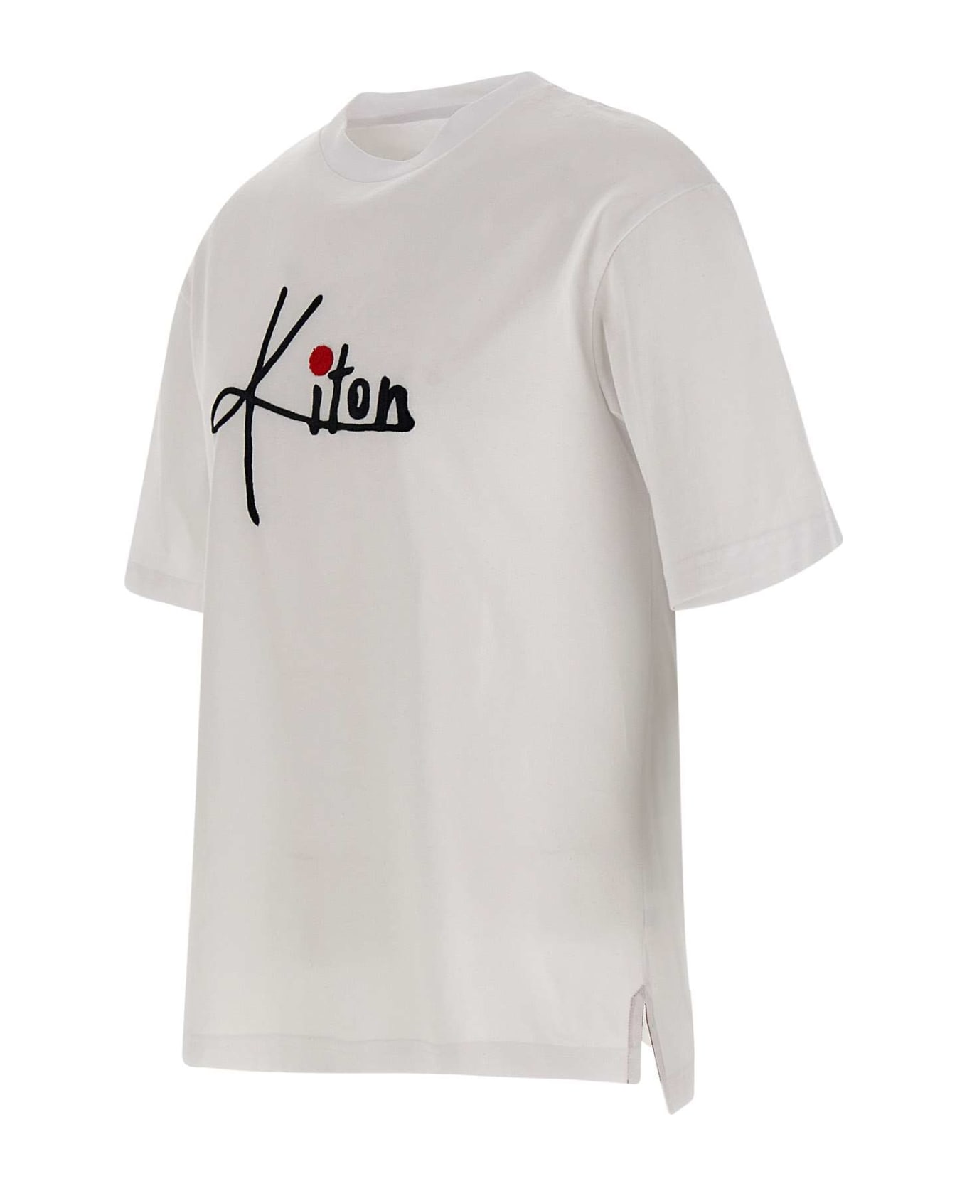 Kiton Cotton T-shirt - WHITE