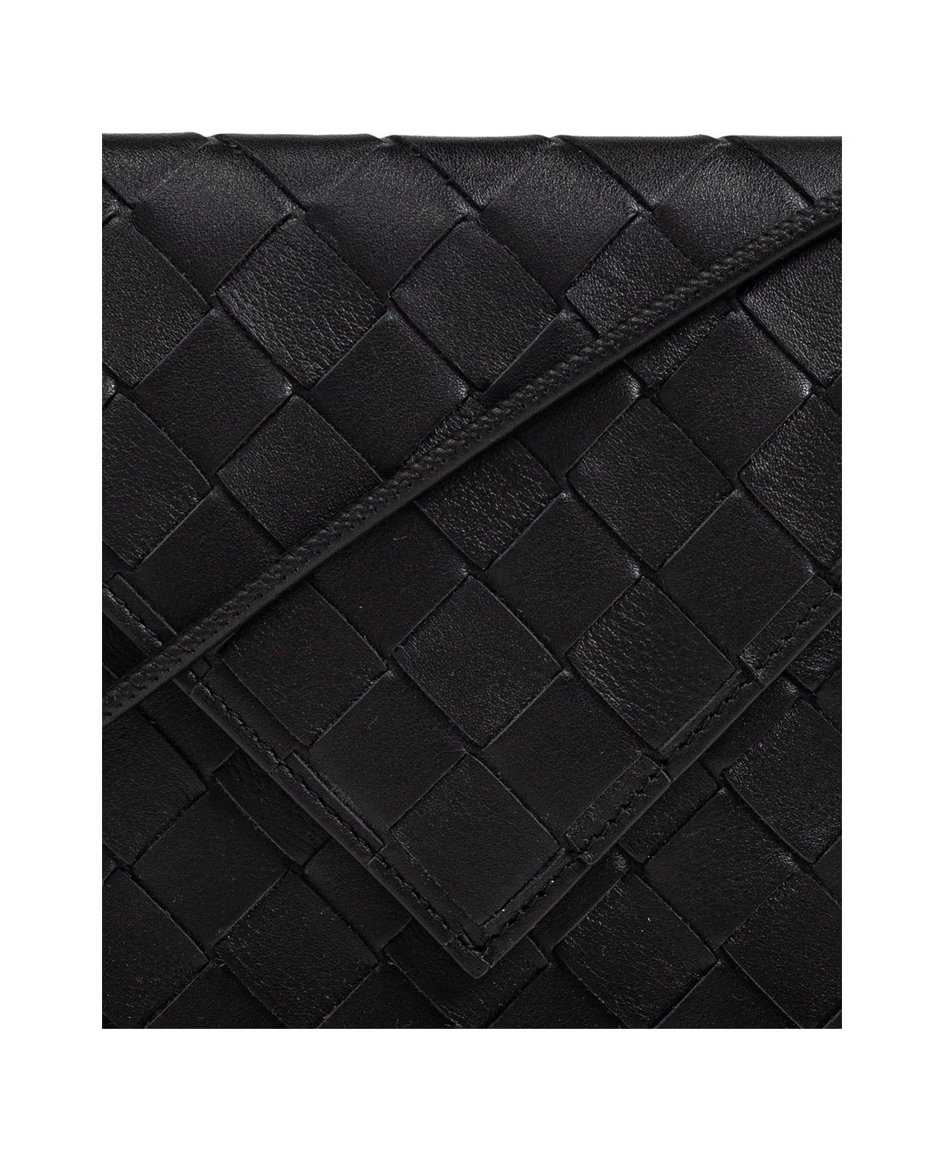 Bottega Veneta Solstice Horizontal Phone Pouch - Black