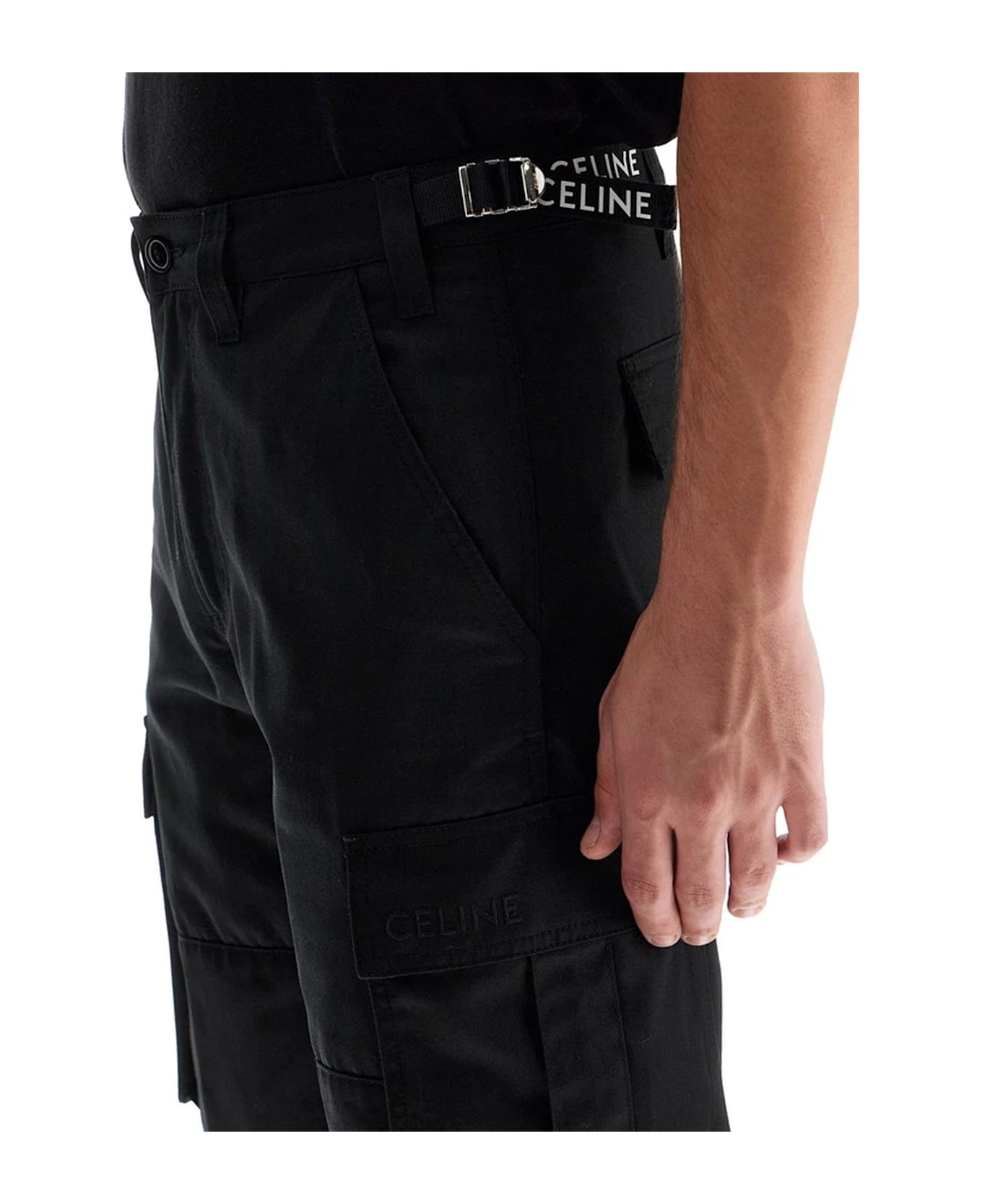 Celine Cargo Pants - Black