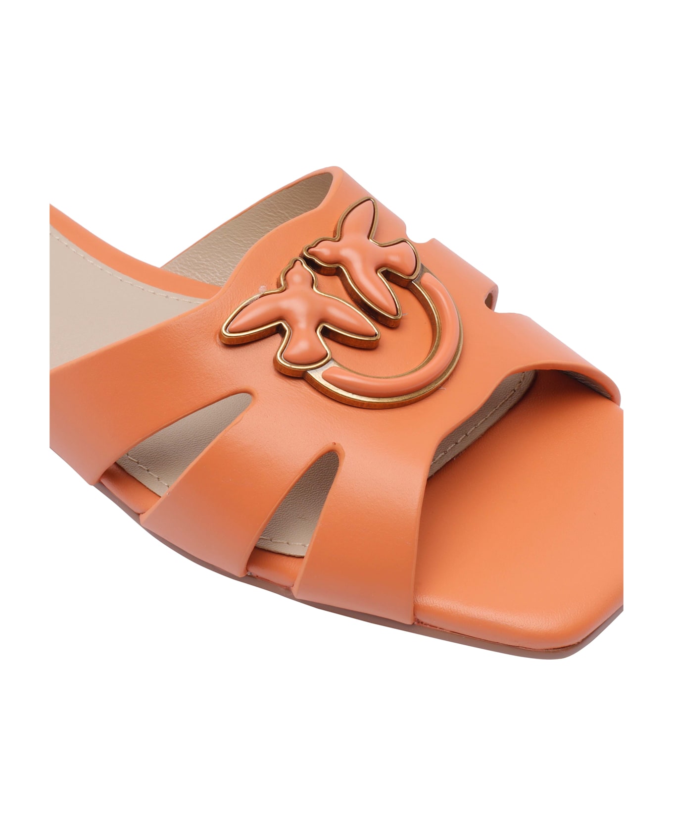 Pinko Marli Flat Sandals - Brown