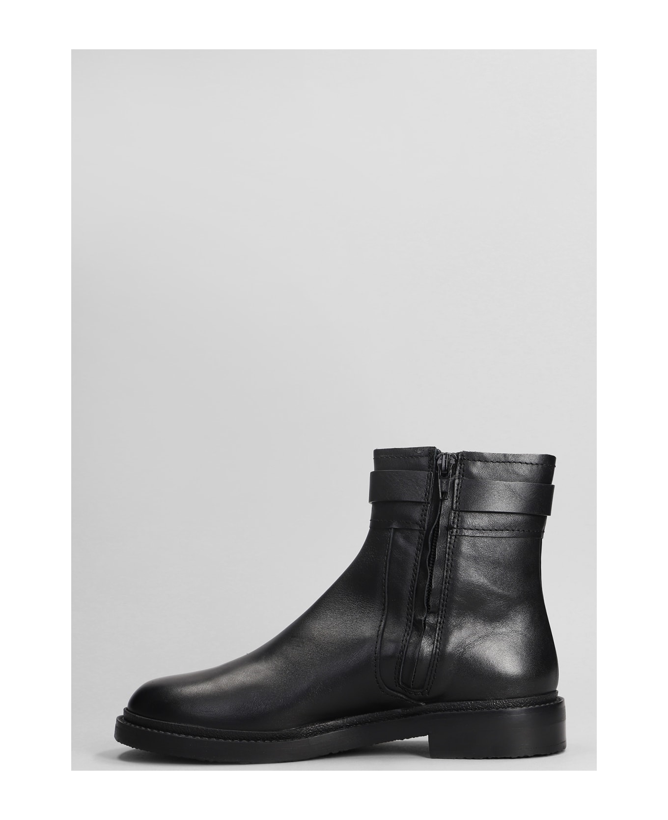 See by Chloé Signature 1 Low Heels Ankle Boots In Black