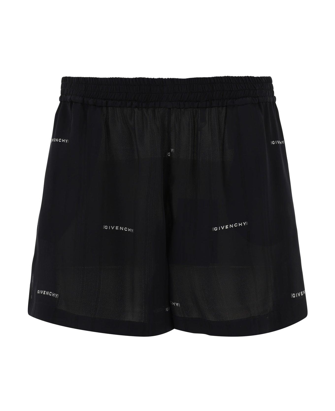 Givenchy Logo Jacquard Shorts - Black