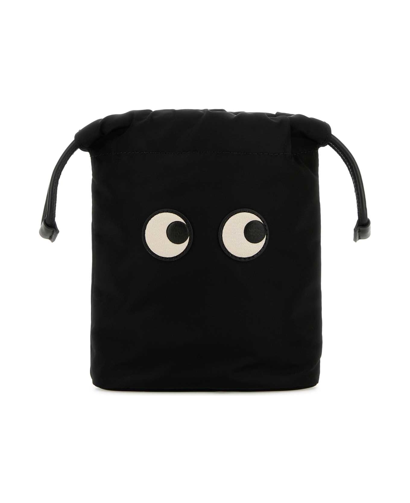 Anya Hindmarch Black Econyl Pouch - BLACK