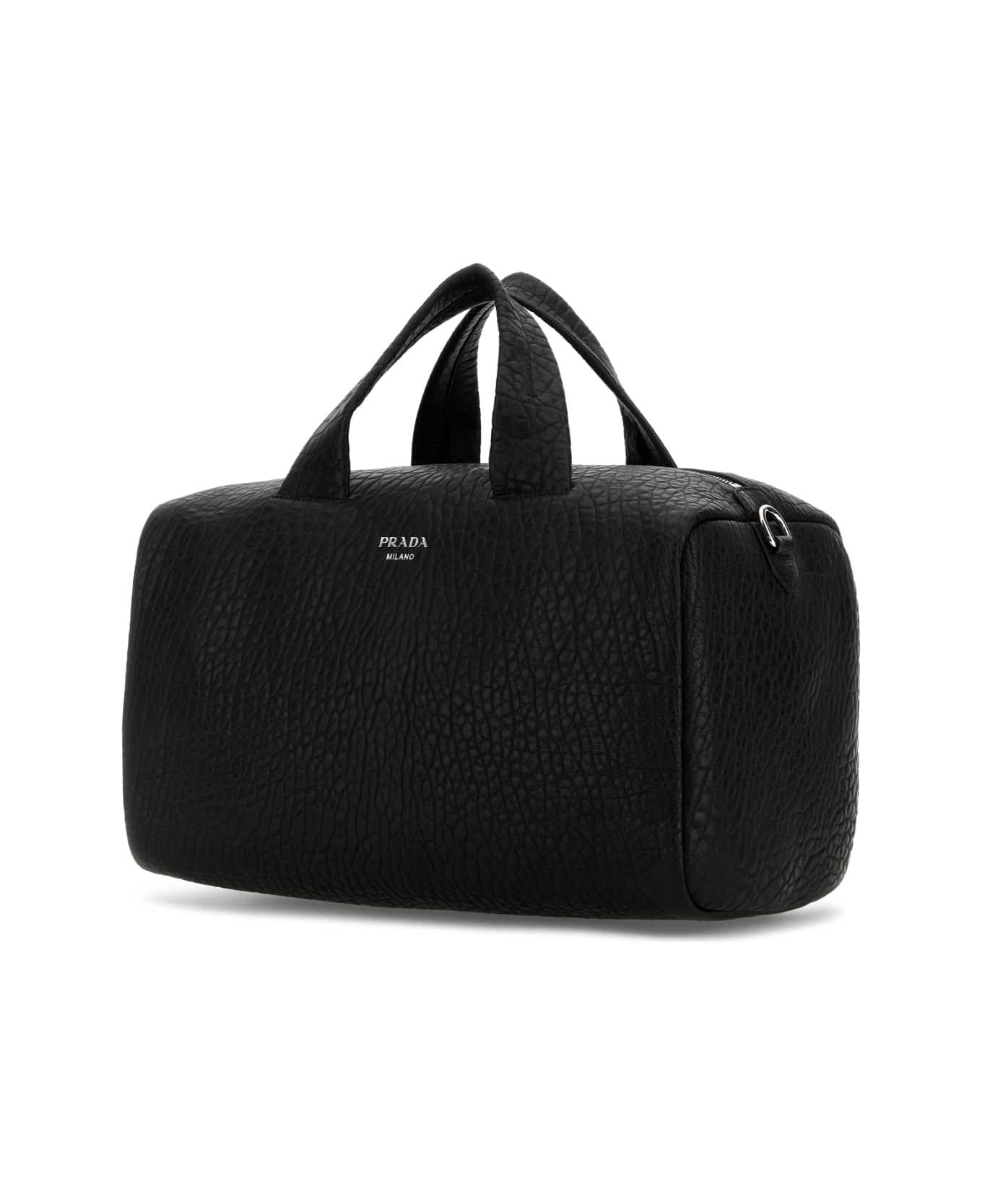 Prada Black Nappa Leather Travel Bag - MORO