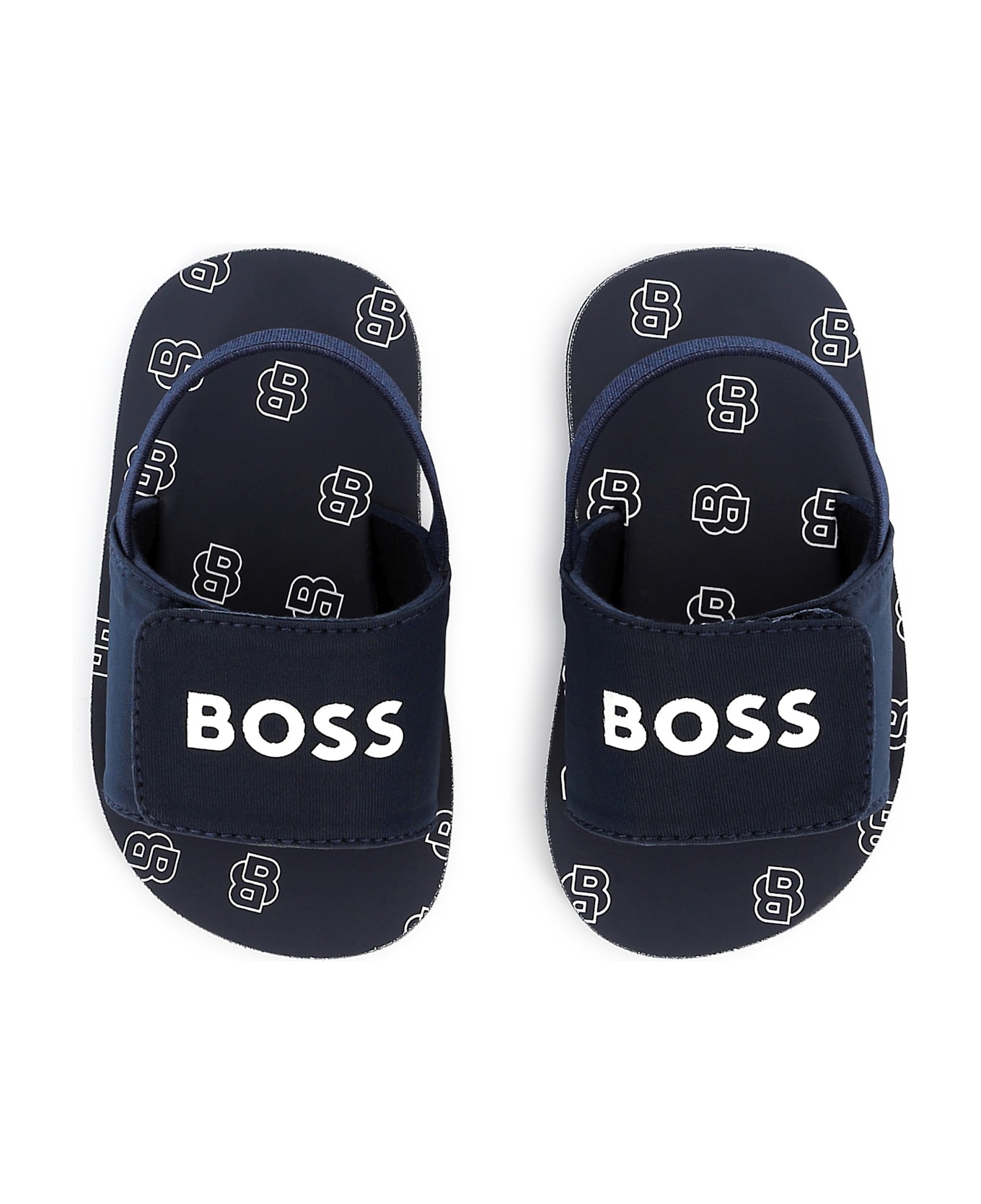 Hugo Boss Sandali Con Stampa - Blue