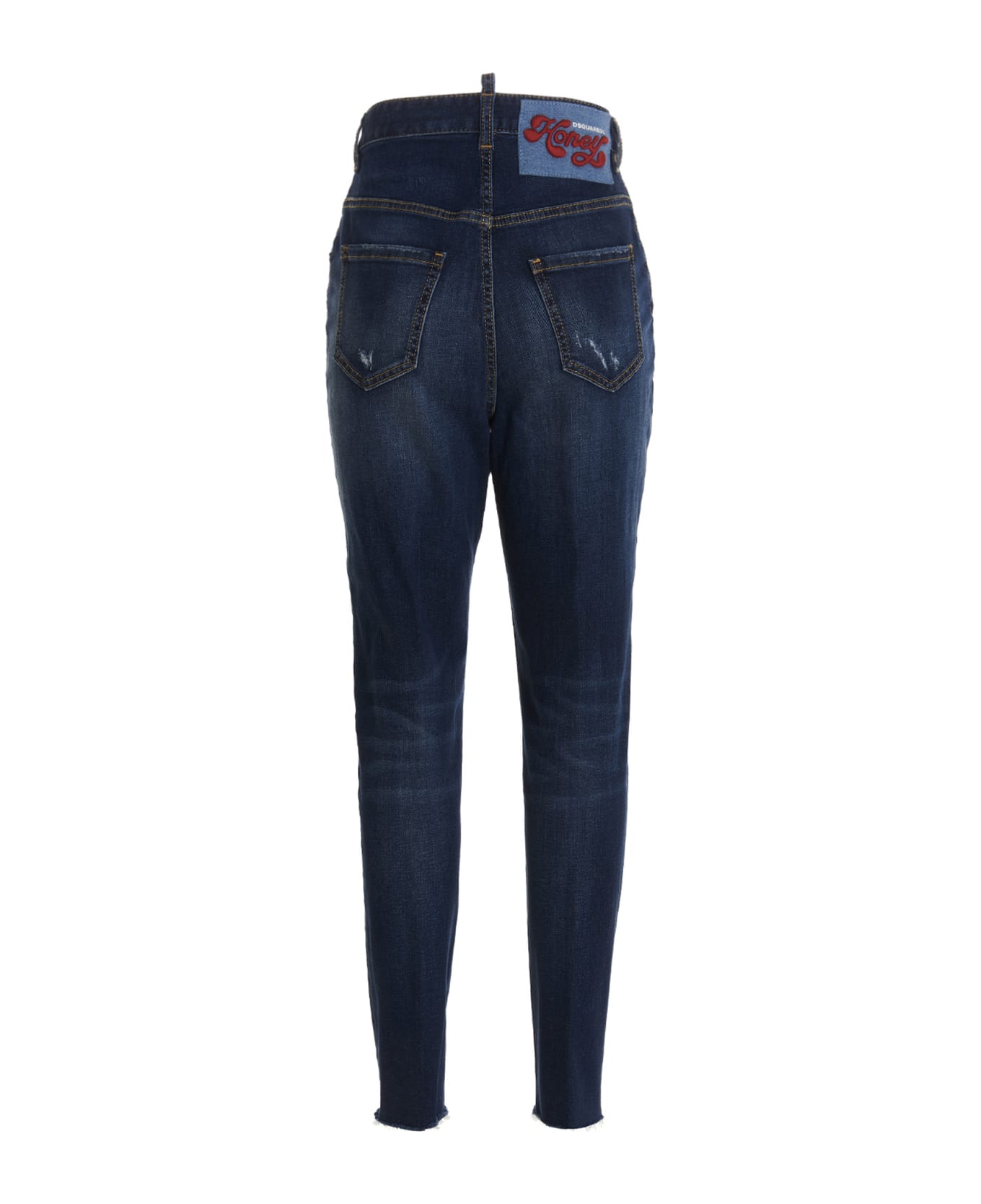 Dsquared2 Distressed Skinny Jeans - Blue