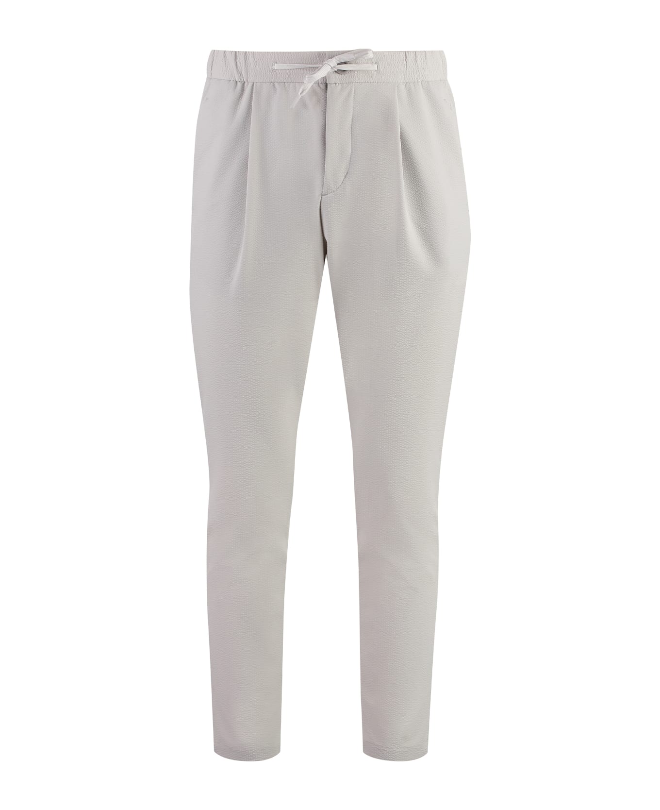 Herno Wavy Touch Laminar Trousers - Light Grey