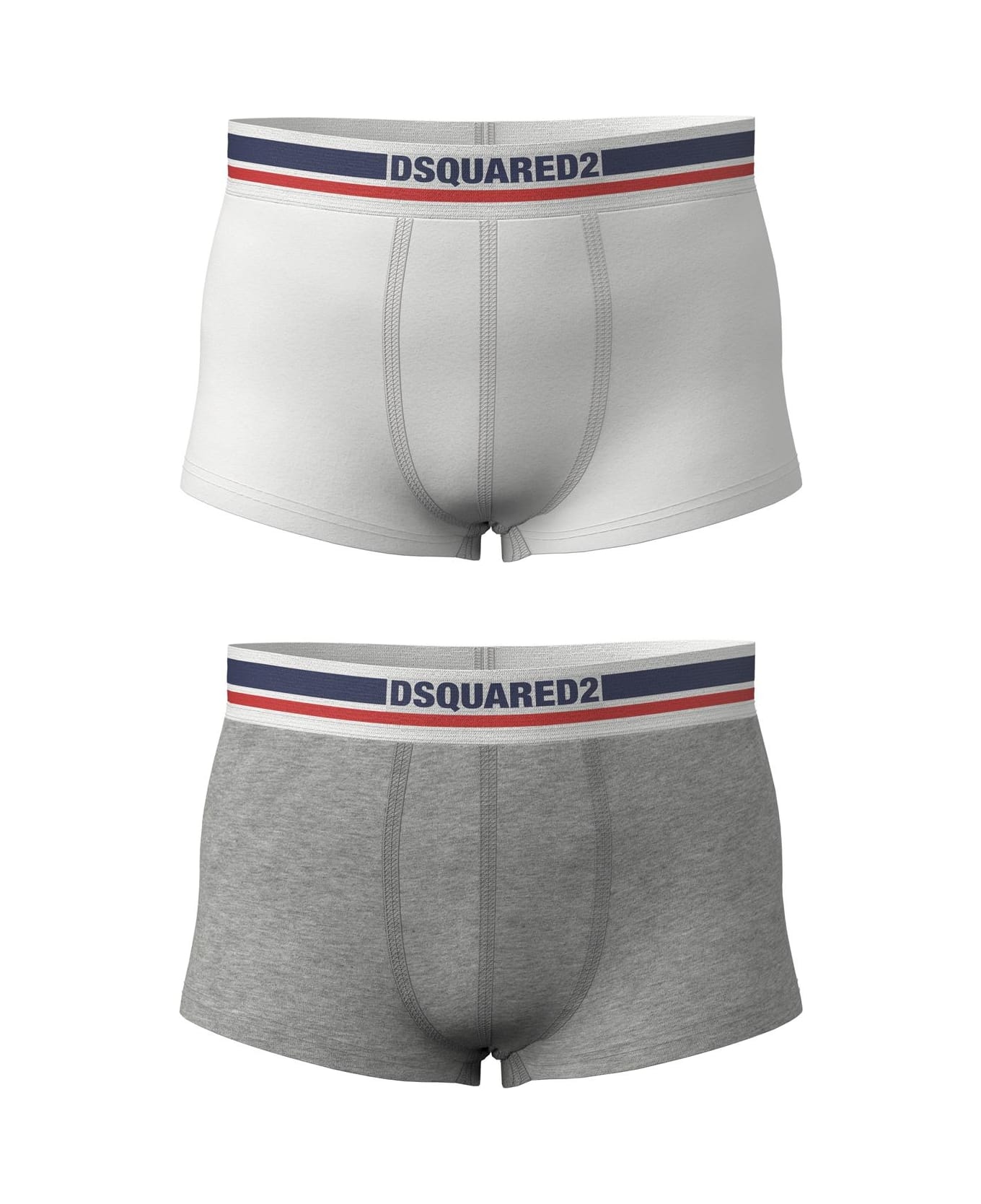Dsquared2 Boxer Set With Print - White