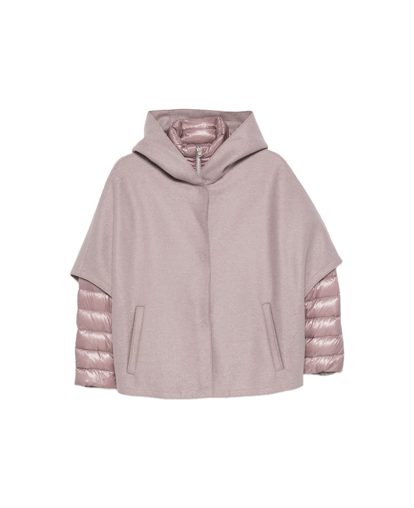 Herno Hooded Puffer Jacket - Pink