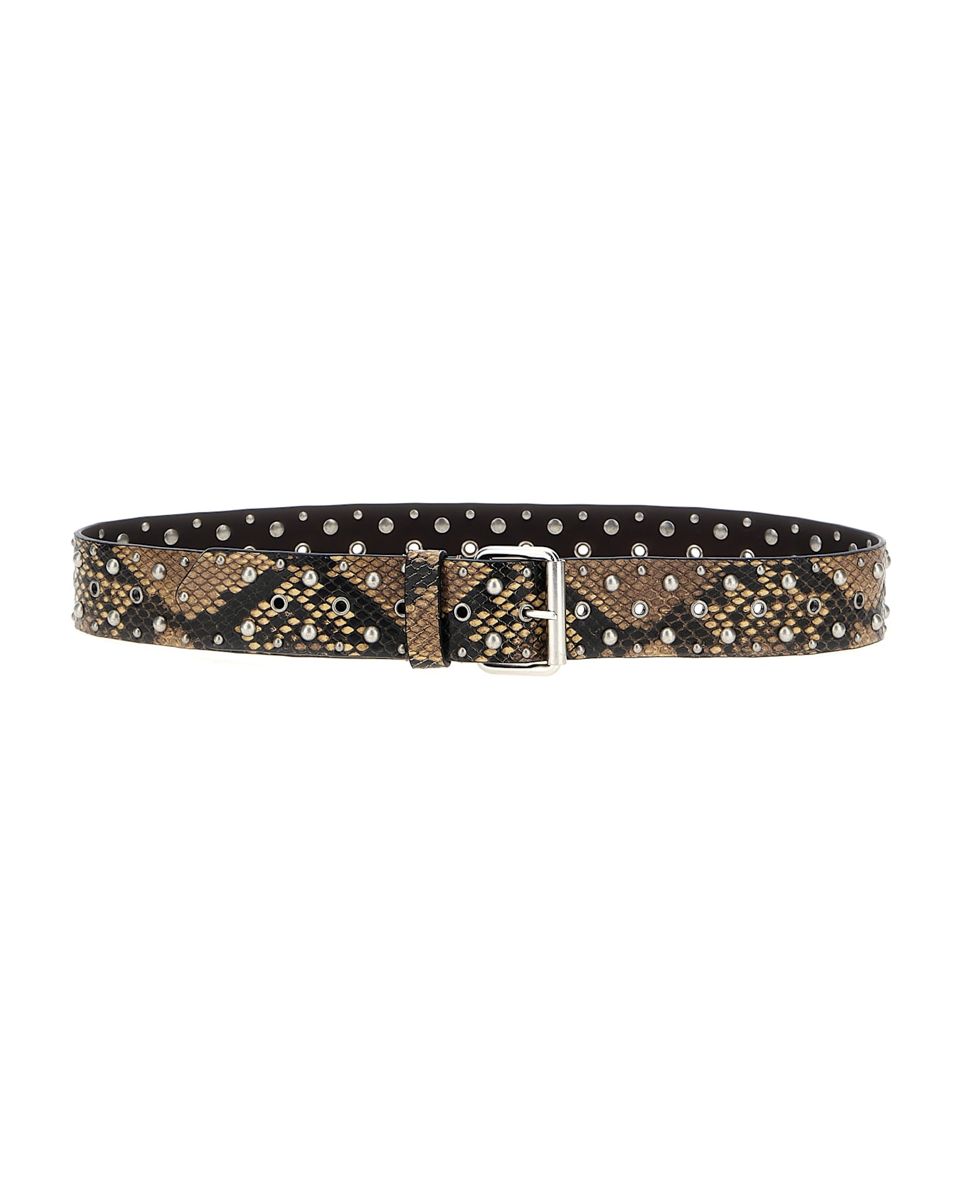 Dries Van Noten Studded Belt - Beige