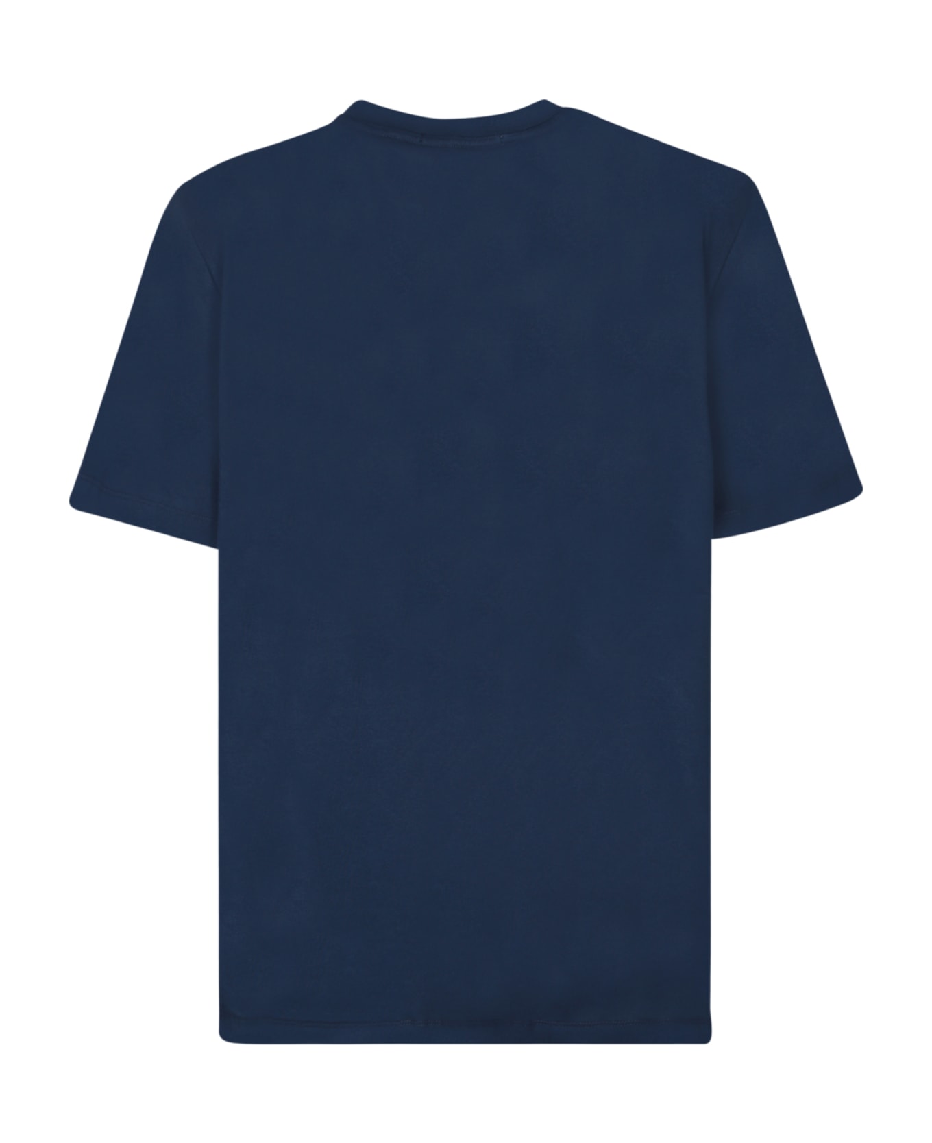 MSGM Micro Logo Blue T-shirt - Blue