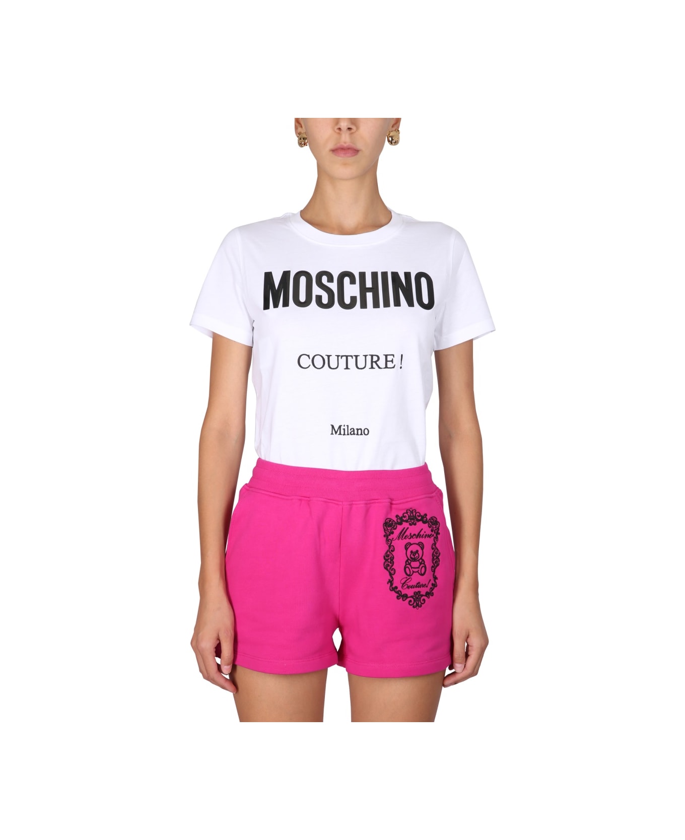 Moschino Crewneck T-shirt - WHITE