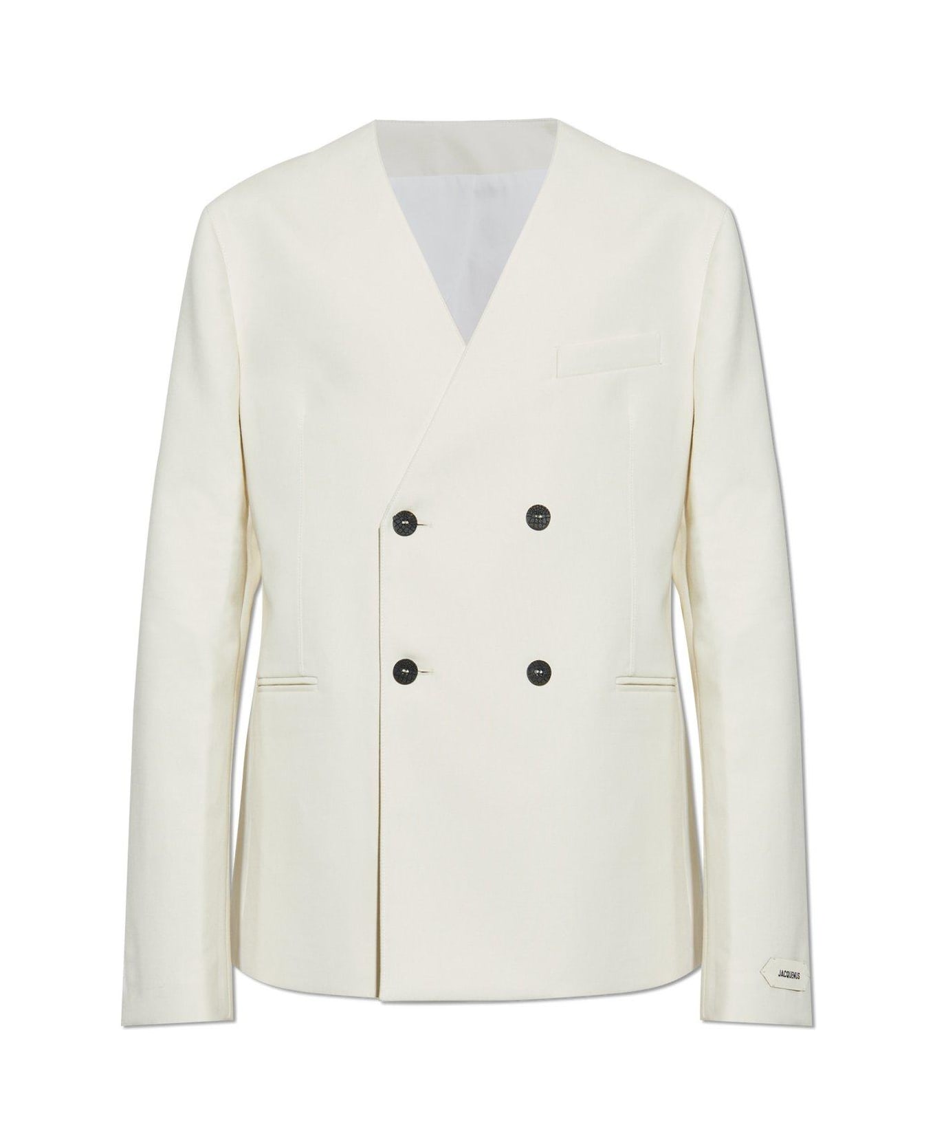 Jacquemus The Marino Double-breasted Blazer - White