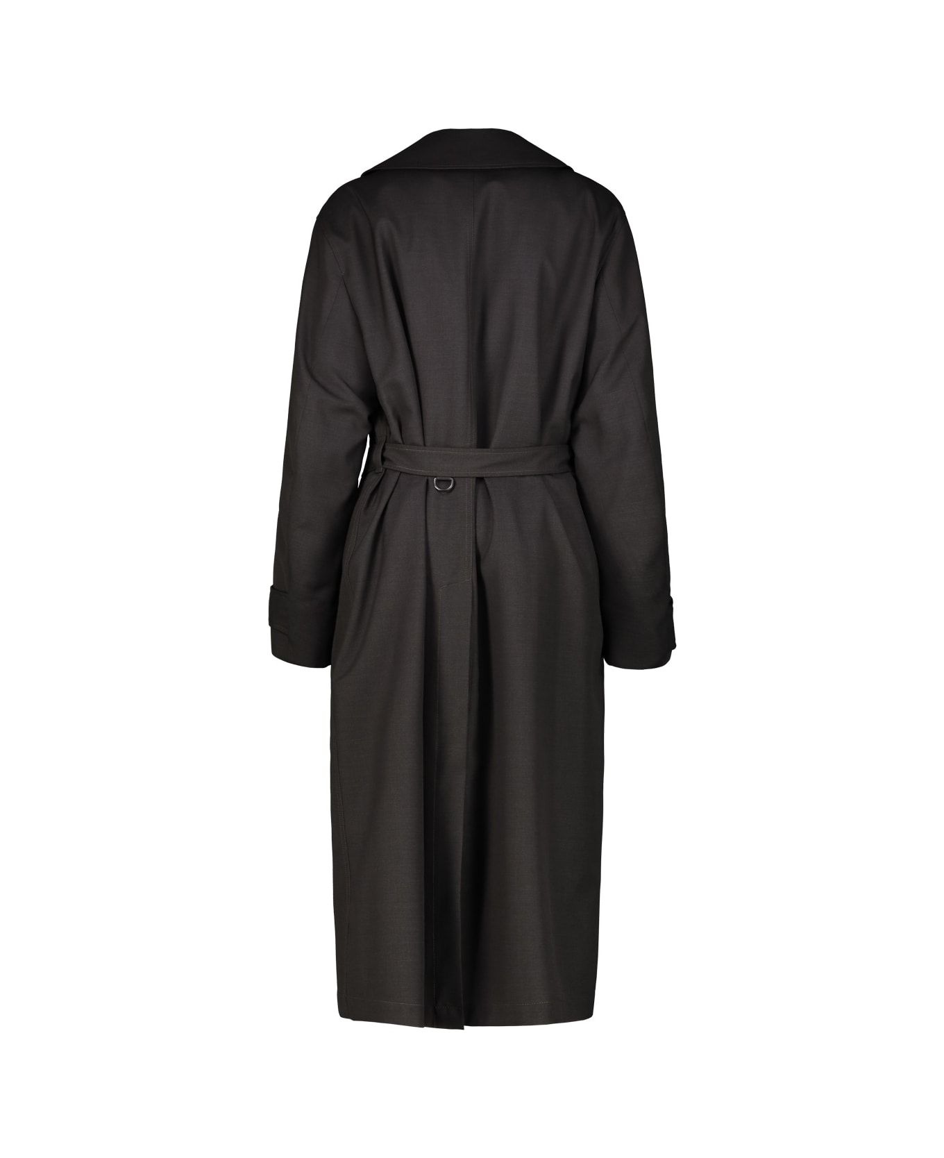Lemaire Trench Coat With Detachable Lining - Coal