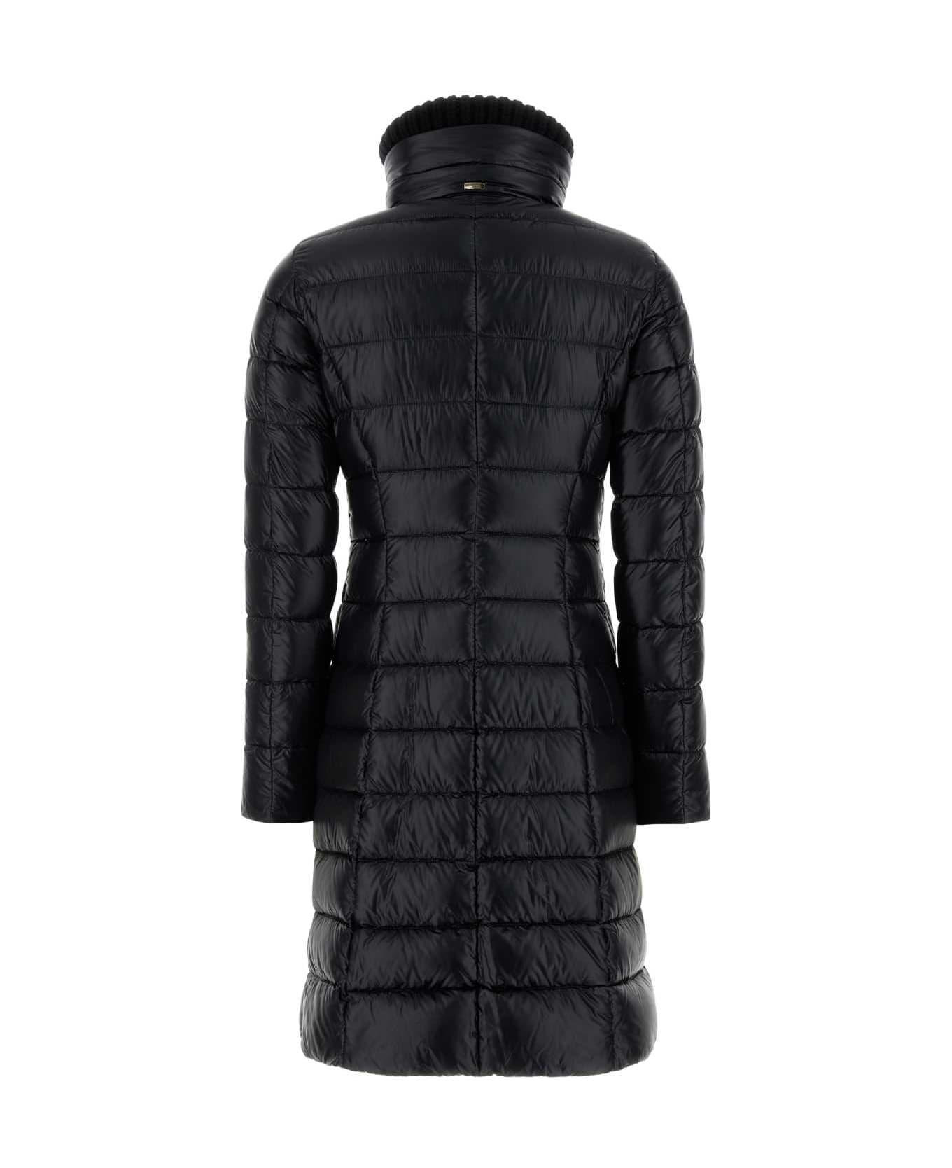 Herno Black Nylon Down Jacket - NERO