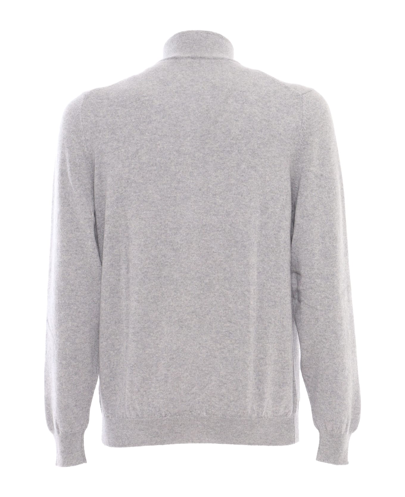 Fedeli Button Cardigan L/s Knitted Sweater Man - GREY