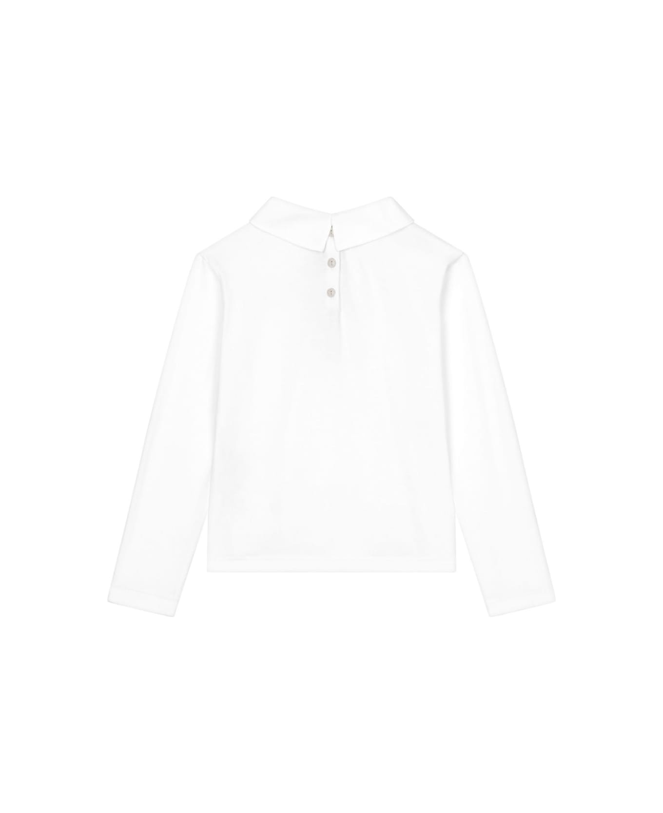 Dolce & Gabbana Camicia Con Logo - White