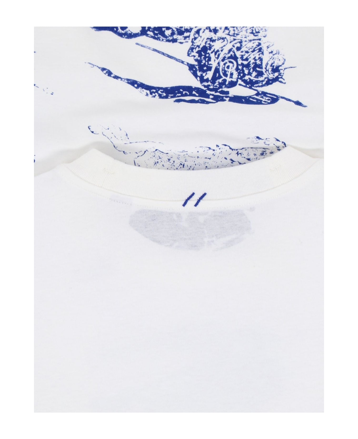 Burberry Ekd Print T-shirt - Bianco