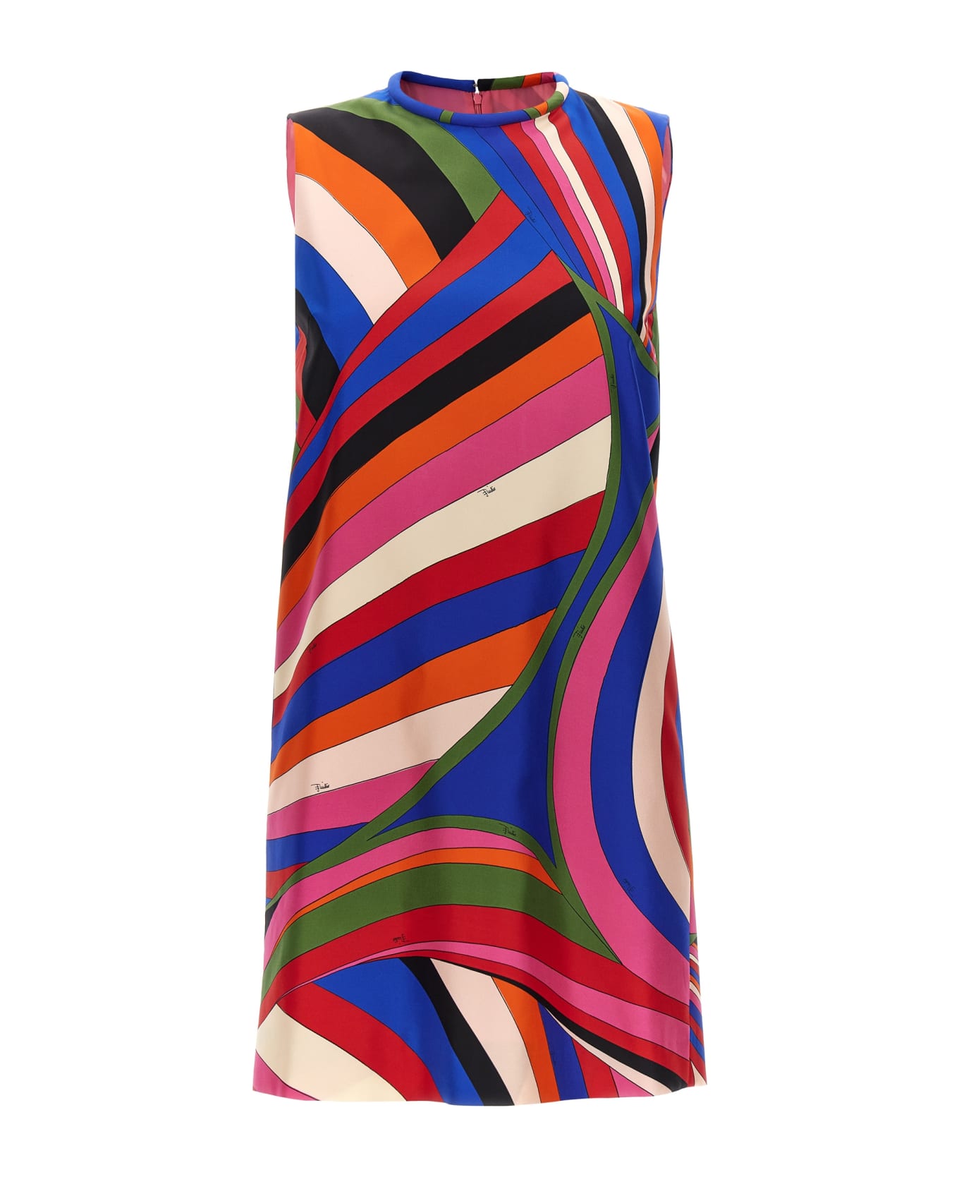 Pucci 'silk Twill' Dress - Multicolor