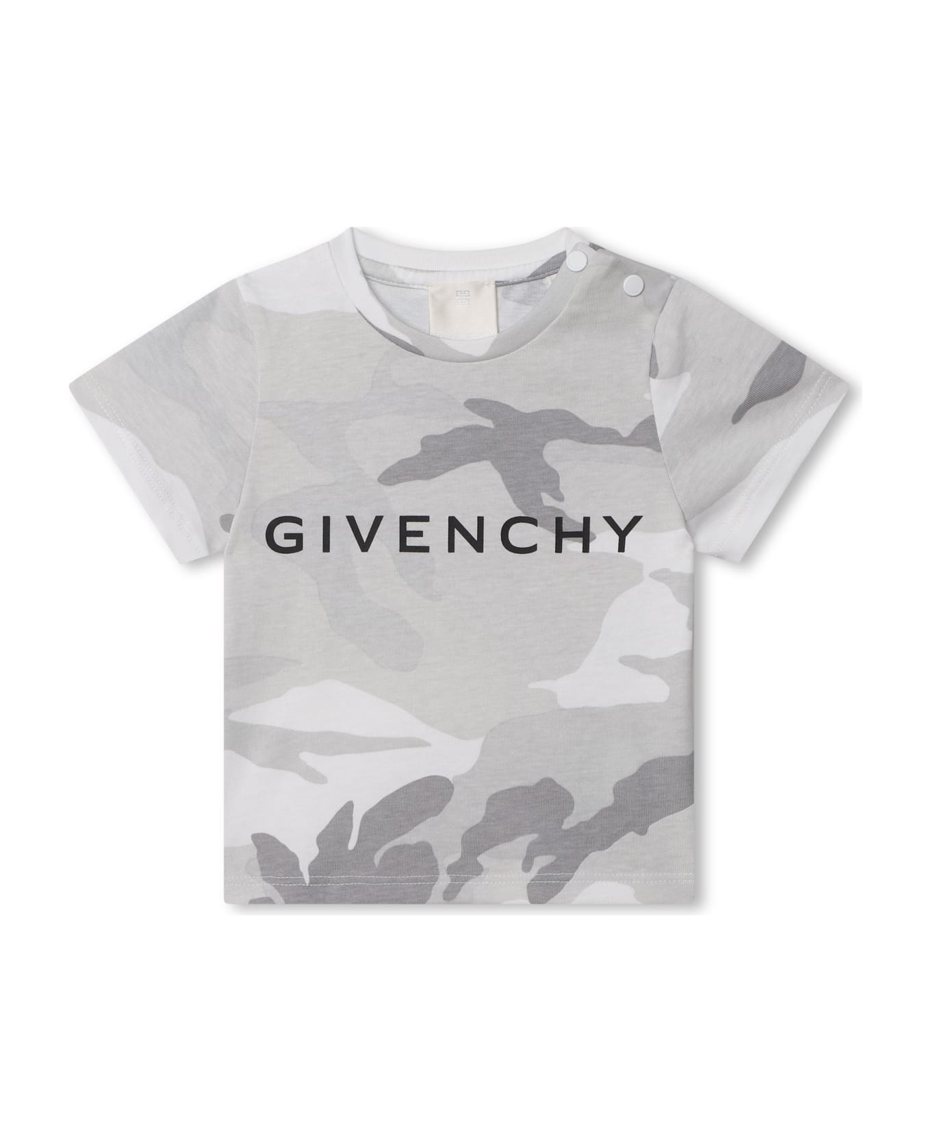 Givenchy T-shirt Con Logo - Gray