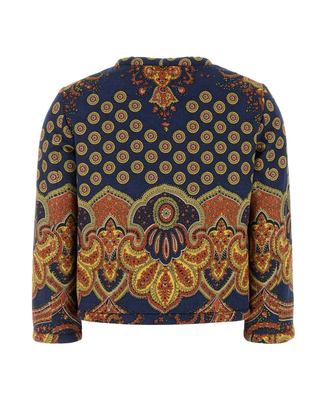 Printed Cotton Blazer