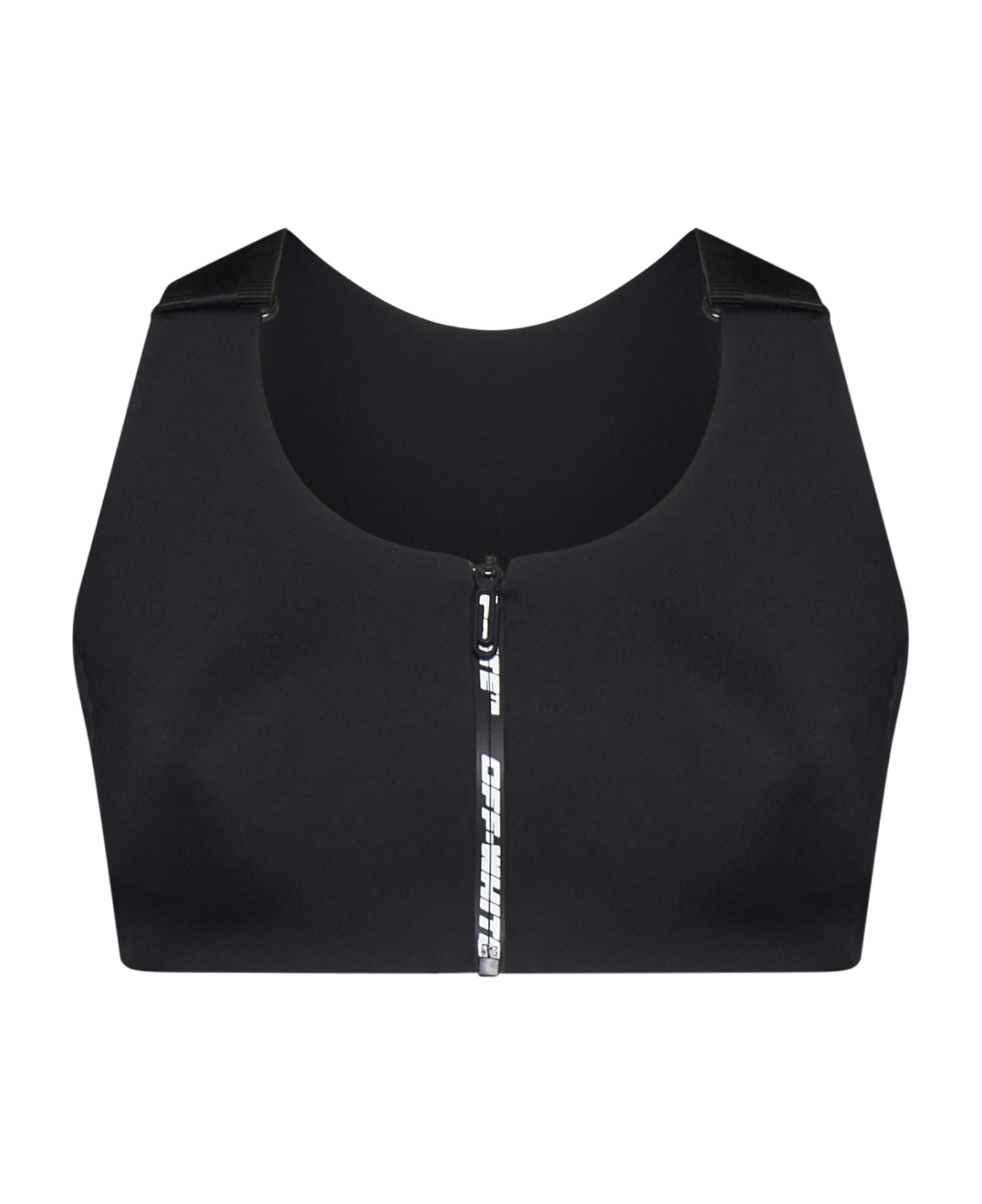 Off-White Sporty Crop Top - BLACK (Black) トップス
