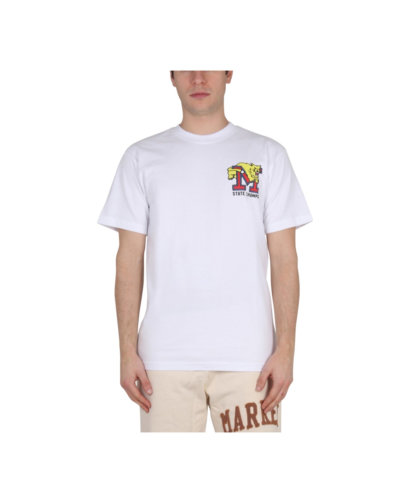 Market T-shirt State Champs - WHITE