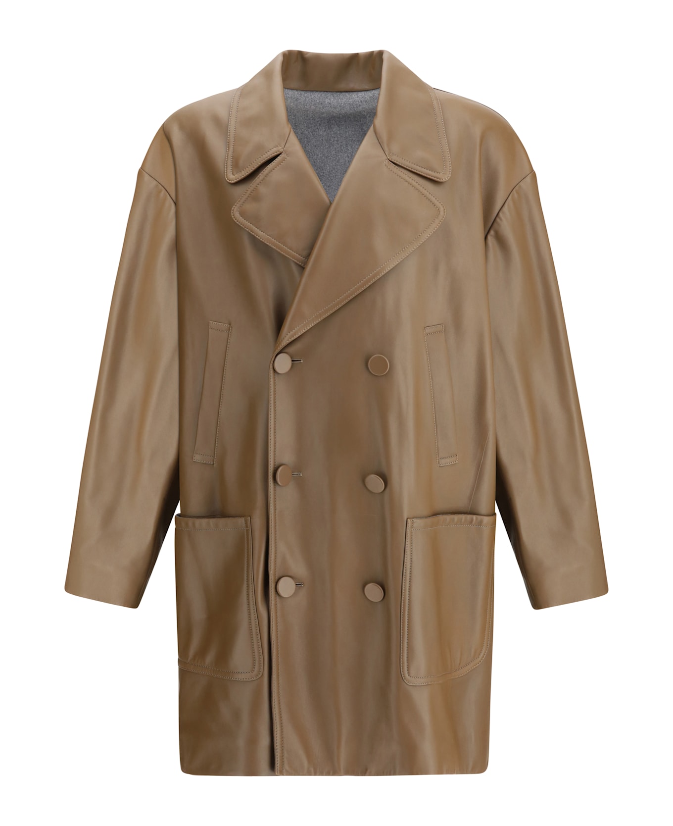 Fendi Nappa Caban Coat