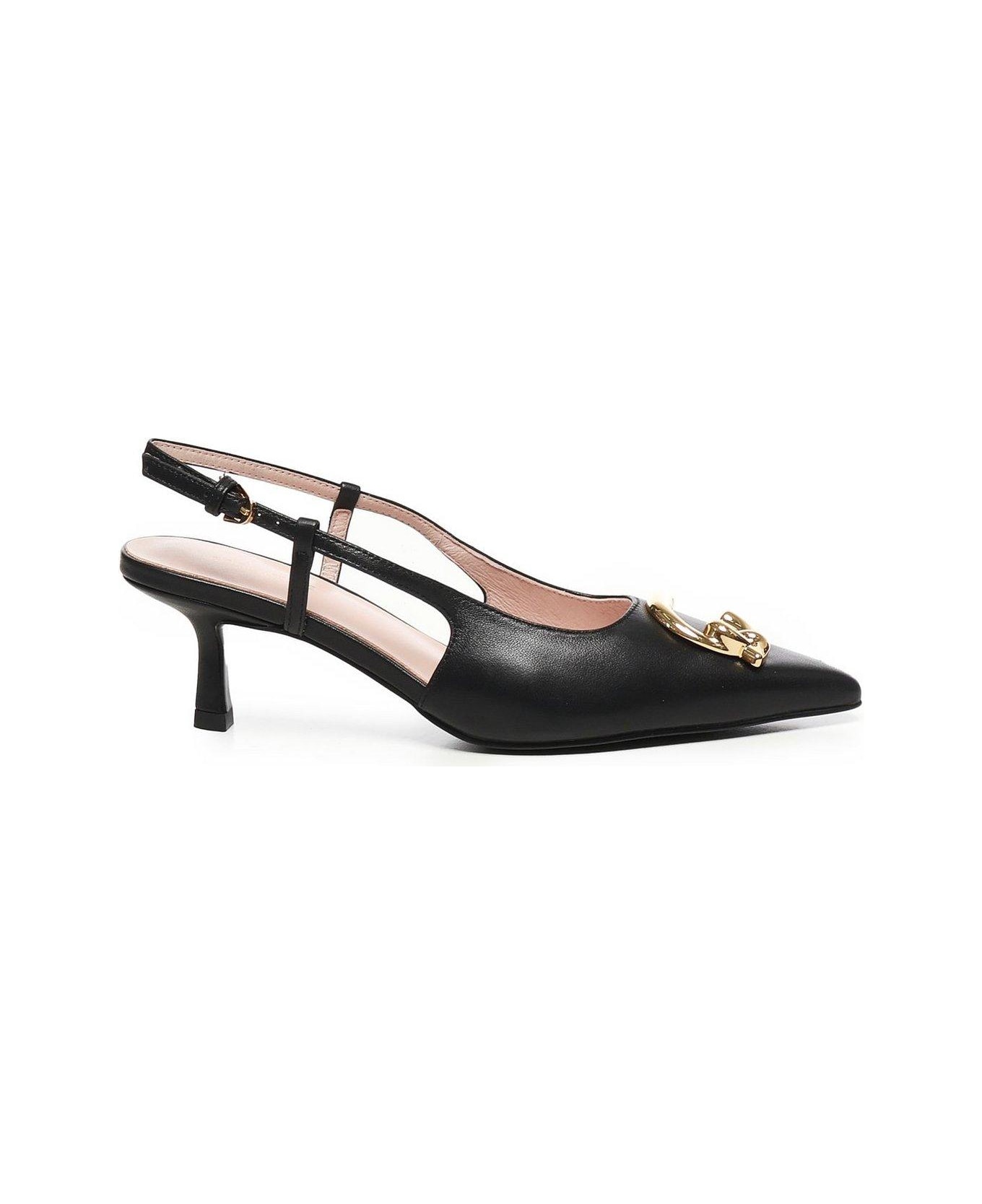 Coccinelle C-me Slingback Pumps - Black