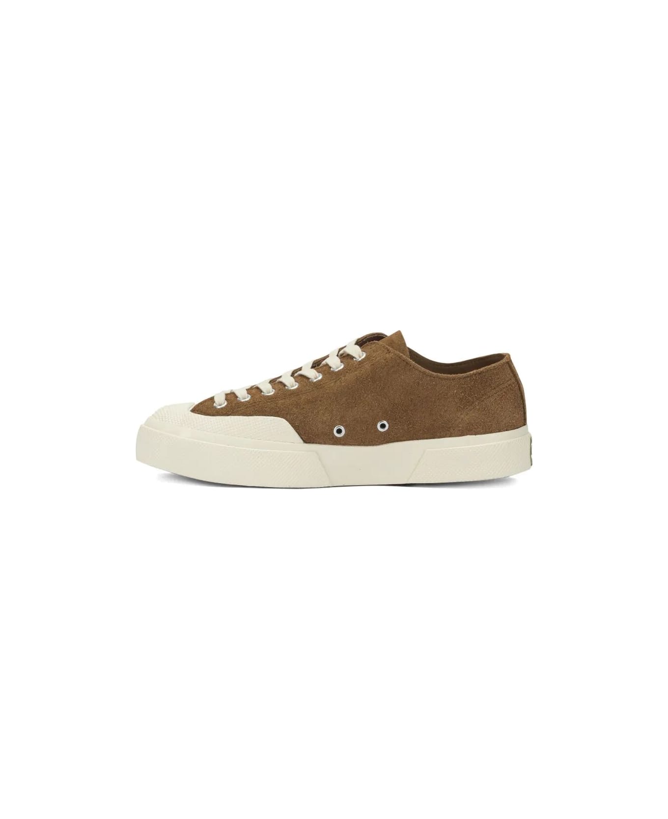 Superga 2432 Works Suede Flesh Out - Aoa Brown Brique Off Whi