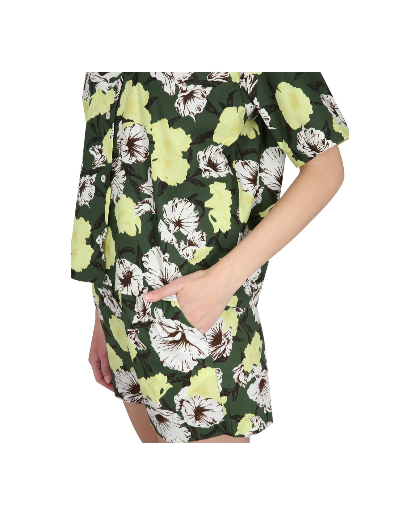 MSGM Floral Print Shirt - MULTICOLOUR