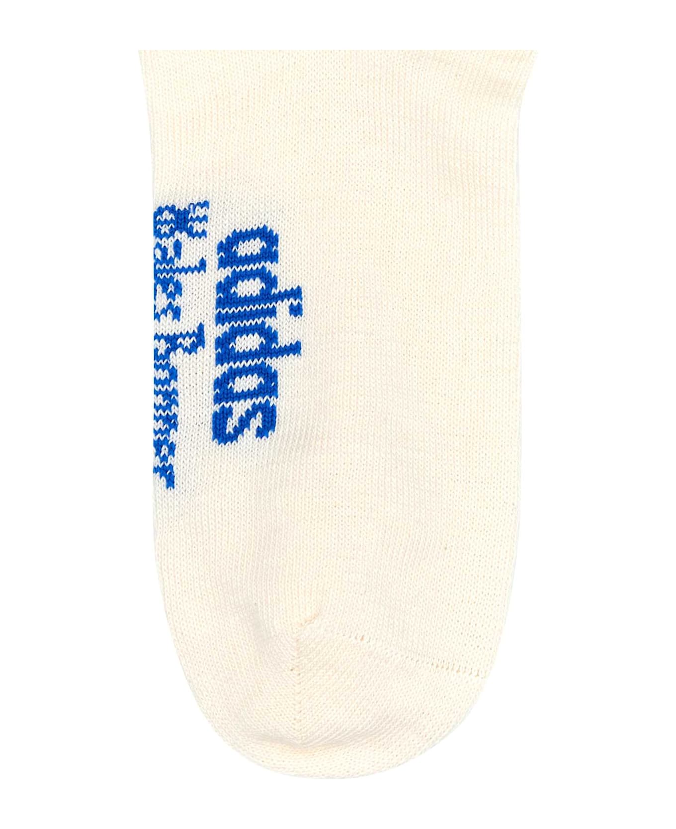 Adidas Multicolor Stretch Cotton Blend Wales Bonner X Adidas Socks Set - CHALKWHITECHALKWHITE