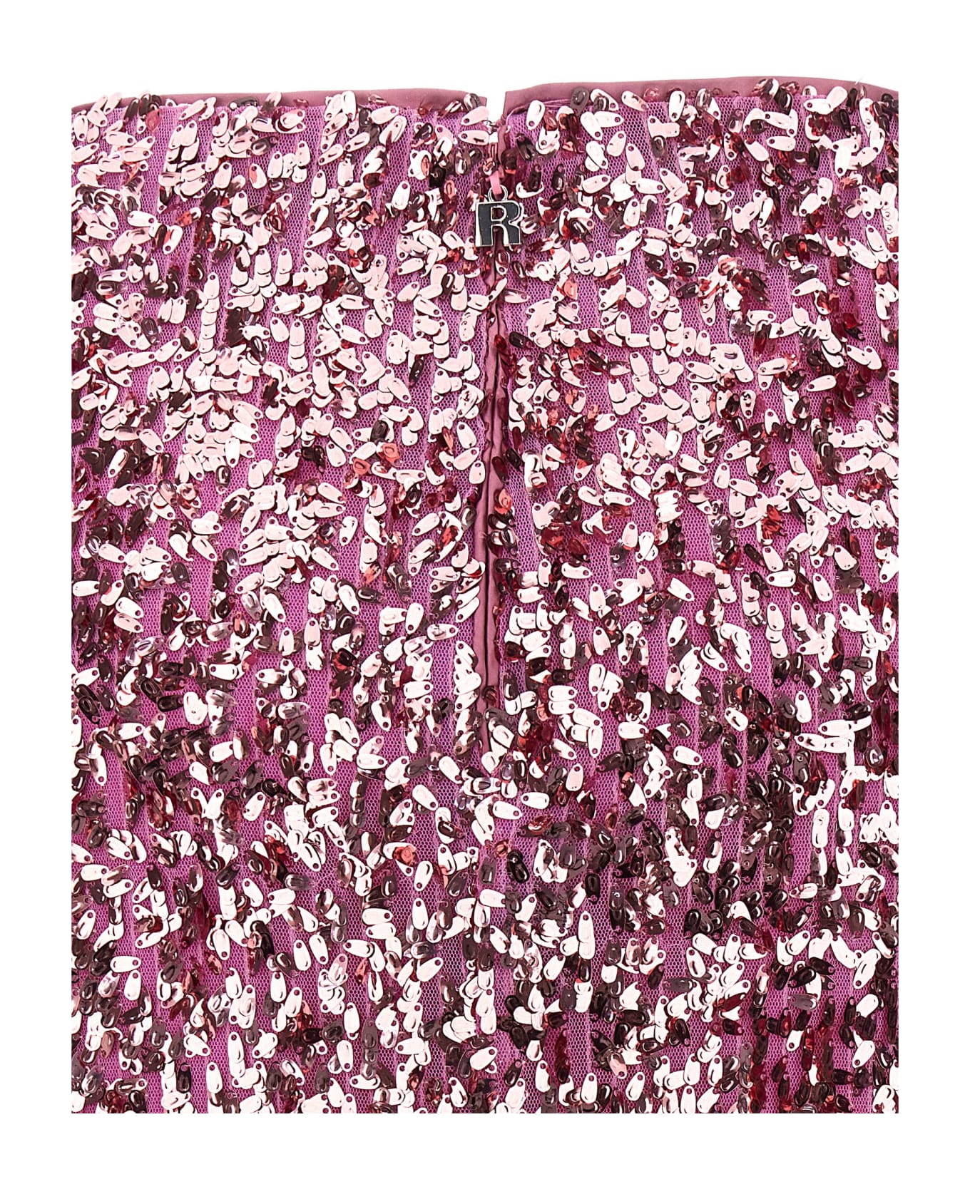 Rotate by Birger Christensen Sequin Midi Skirt - Fuchsia Pink