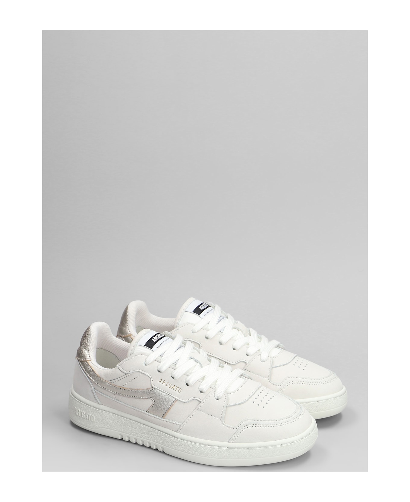 Axel Arigato Dice-a Sneakers In White Leather - white