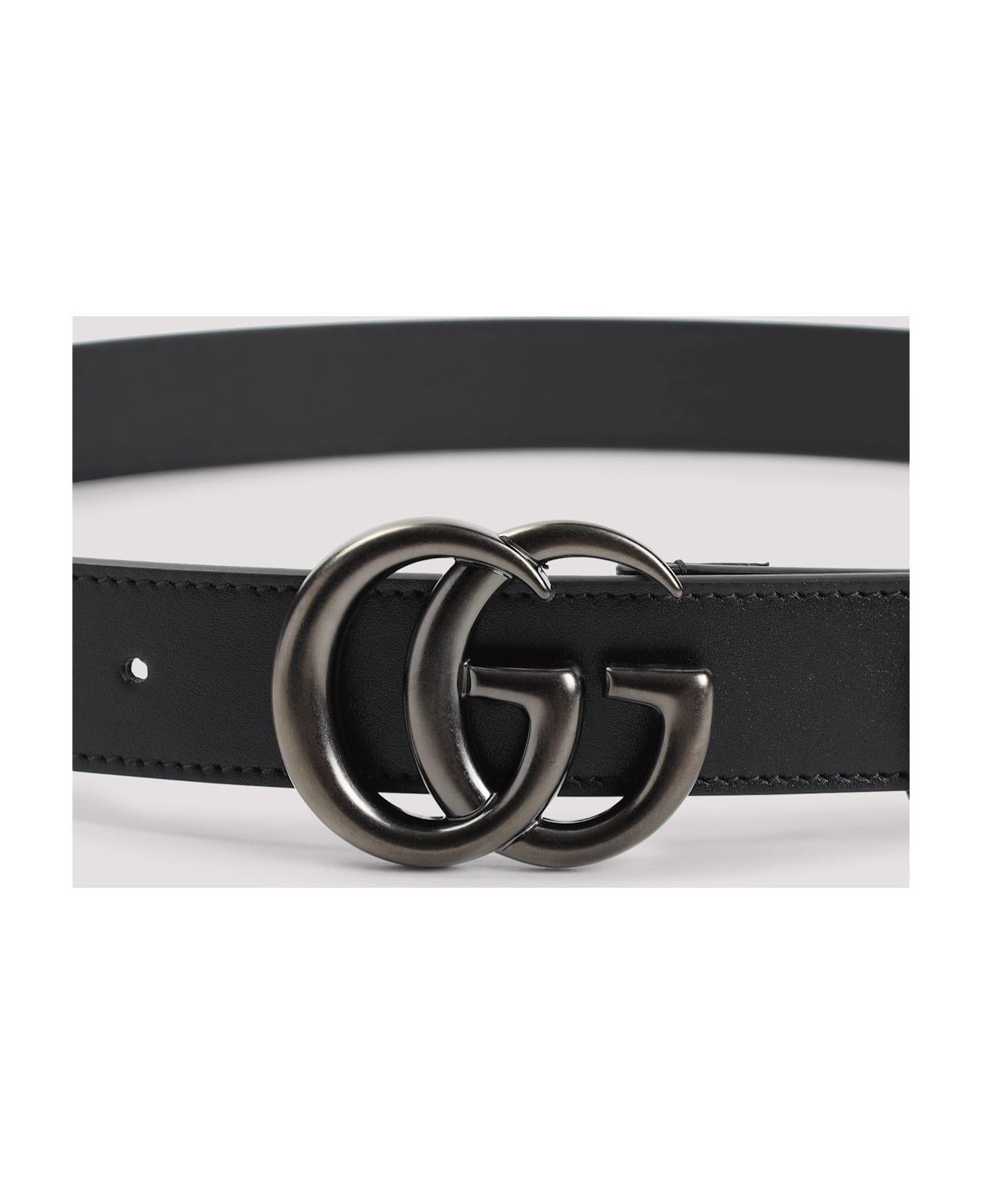 Gucci Logo Plaque Belt - Nero
