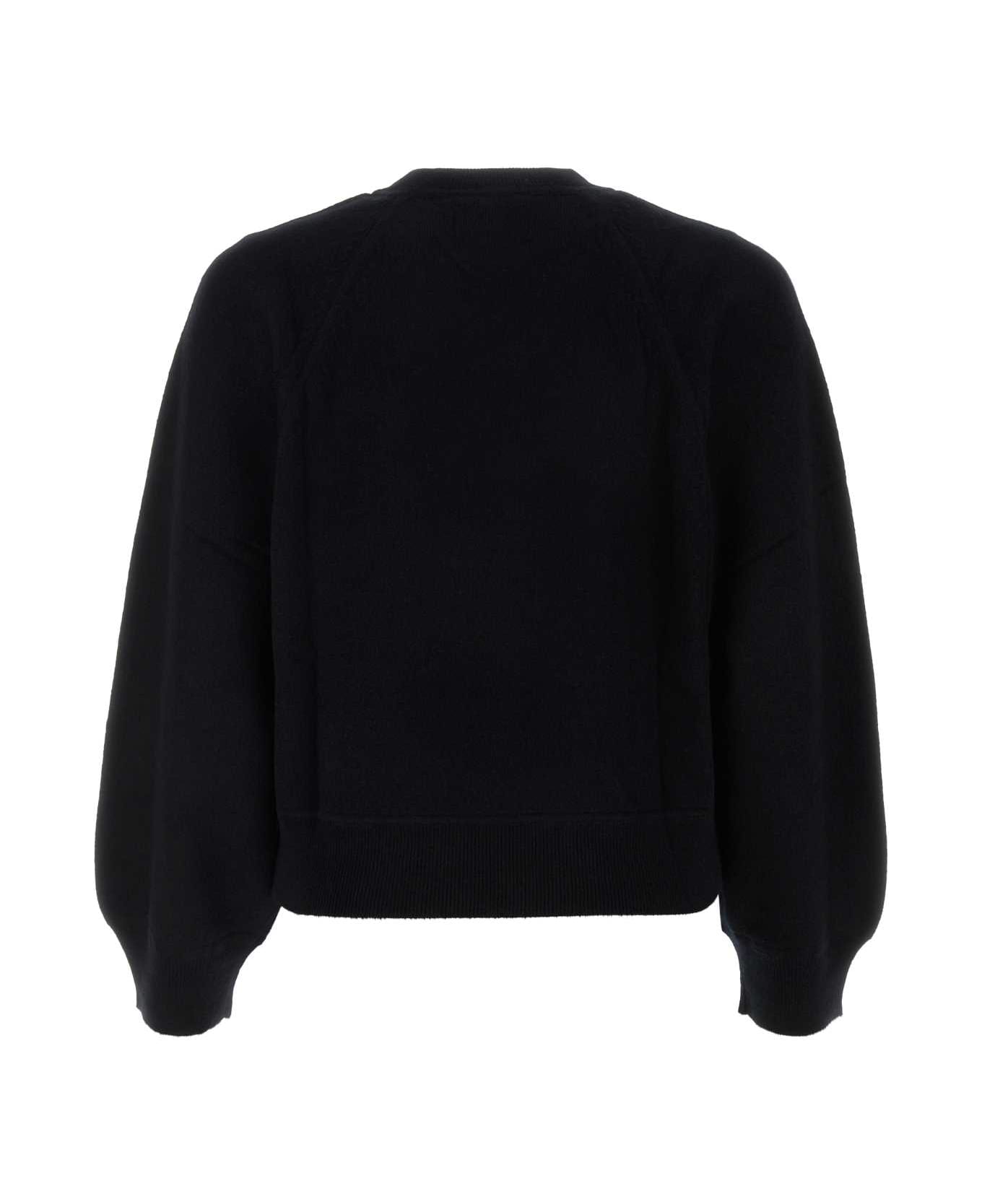 Loulou Studio Black Cashmere Pemba Sweater - BLACK