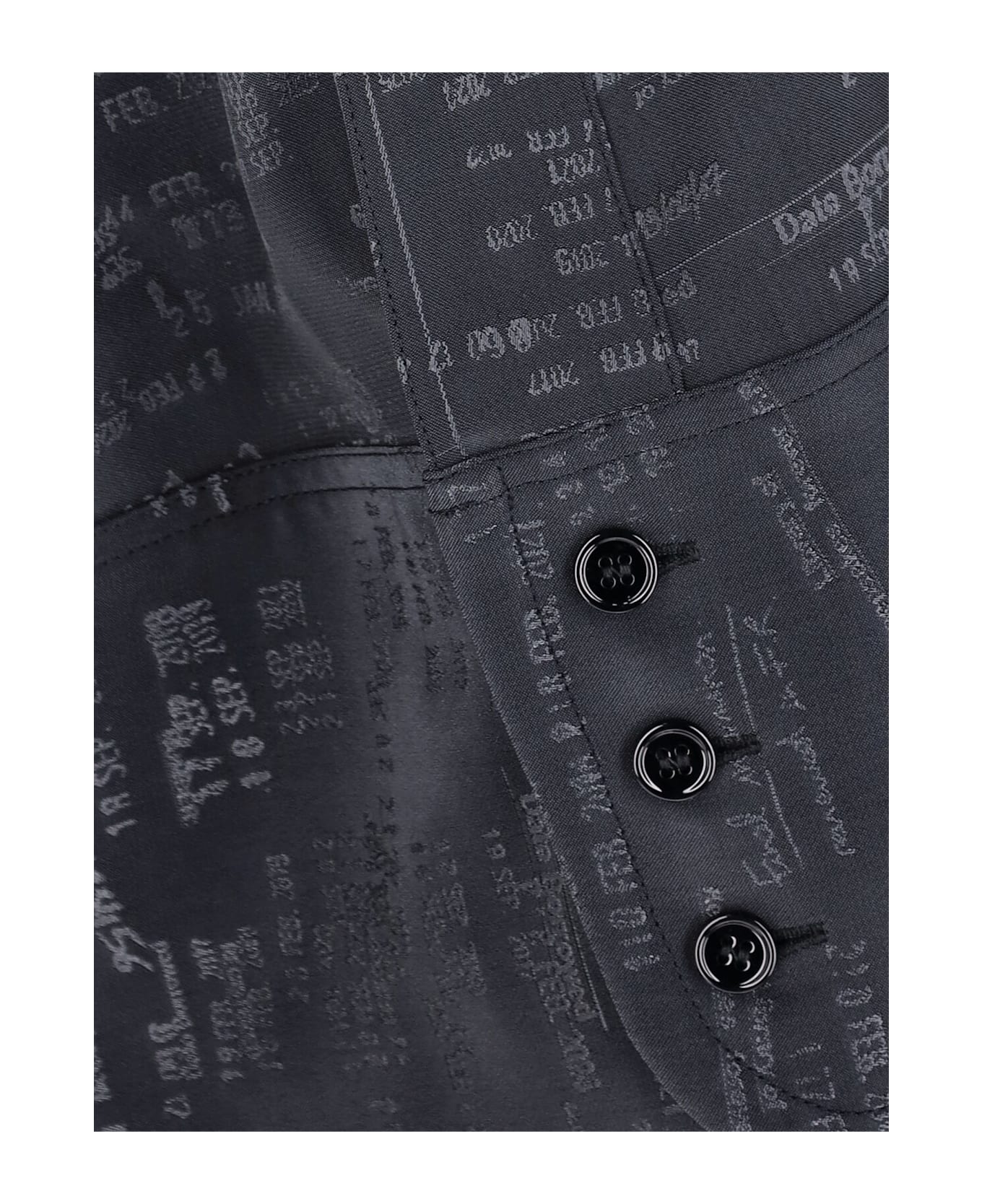 MM6 Maison Margiela Logo Shirt - Gray