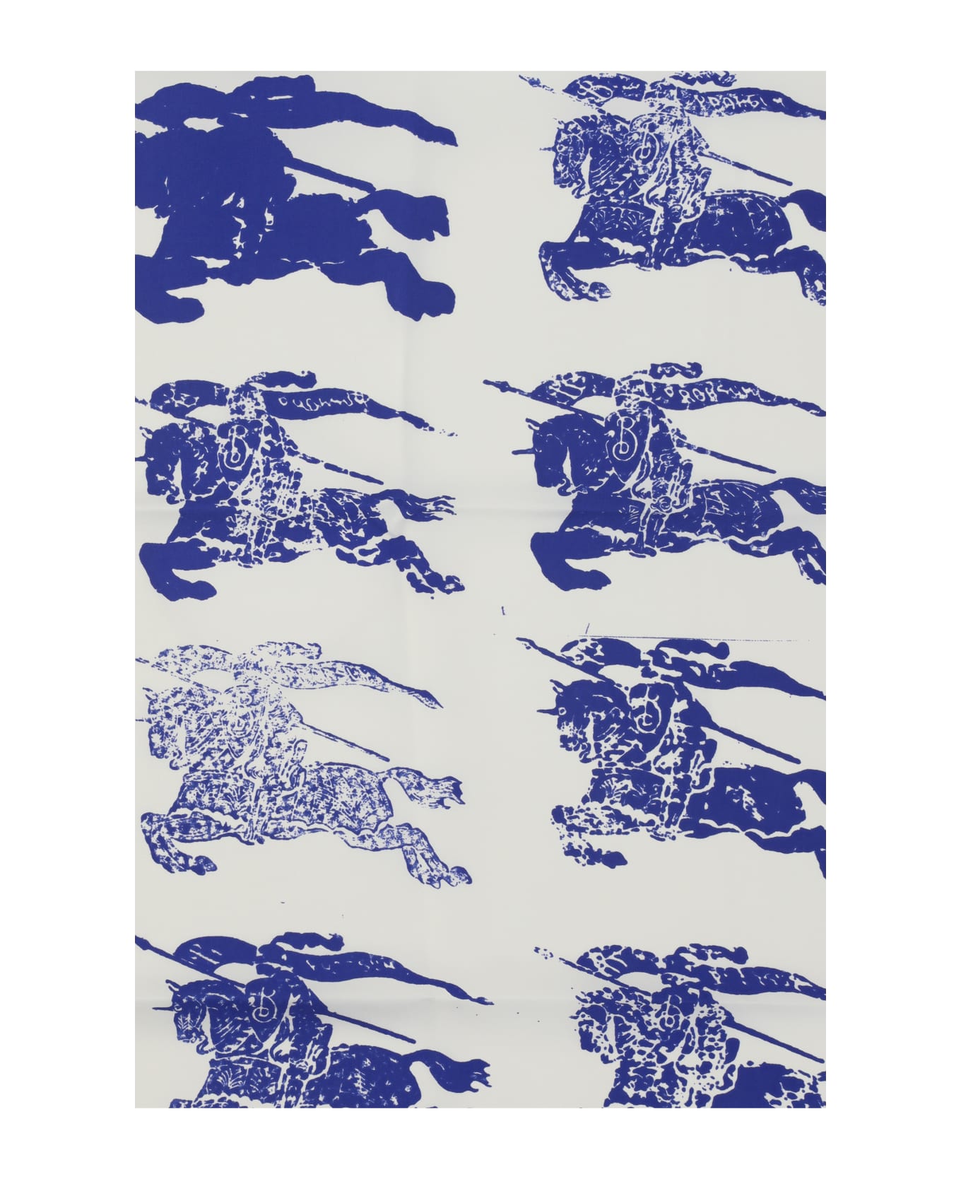 Burberry All-over Equestrian Knight Patterned Square-shaped Scarf - Knight スカーフ＆ストール
