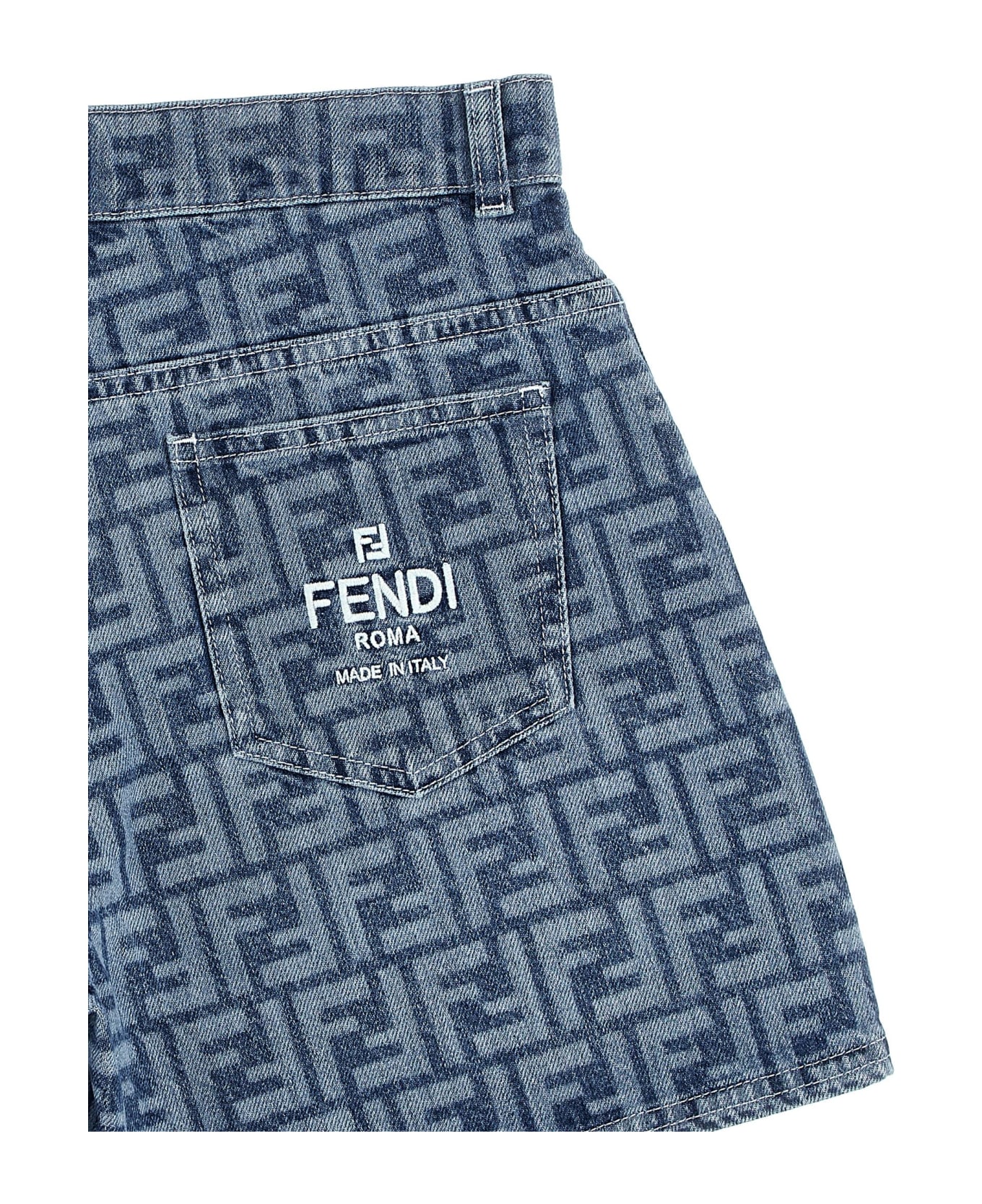 Fendi 'ff' Shorts - Light Blue