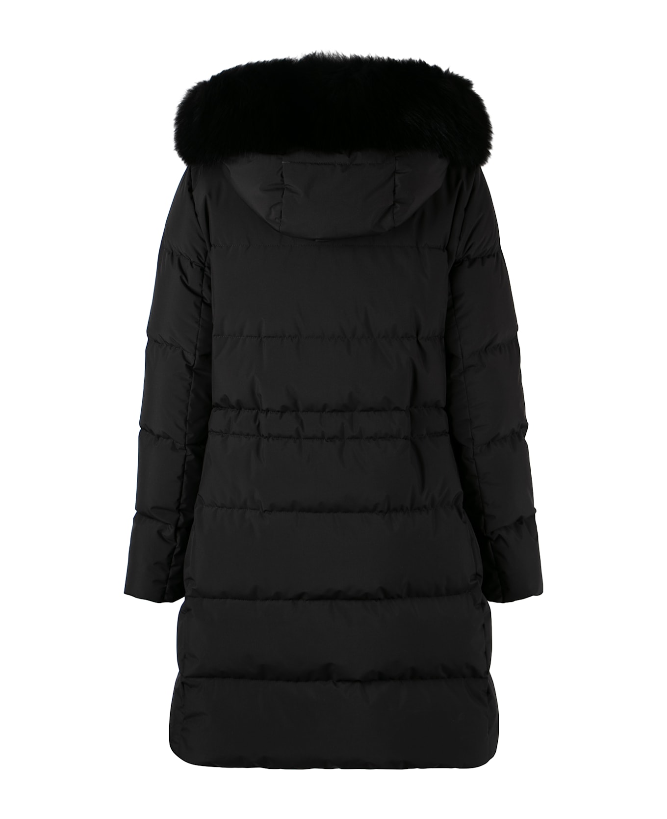 Moorer Ainara Hooded Down Jacket - black