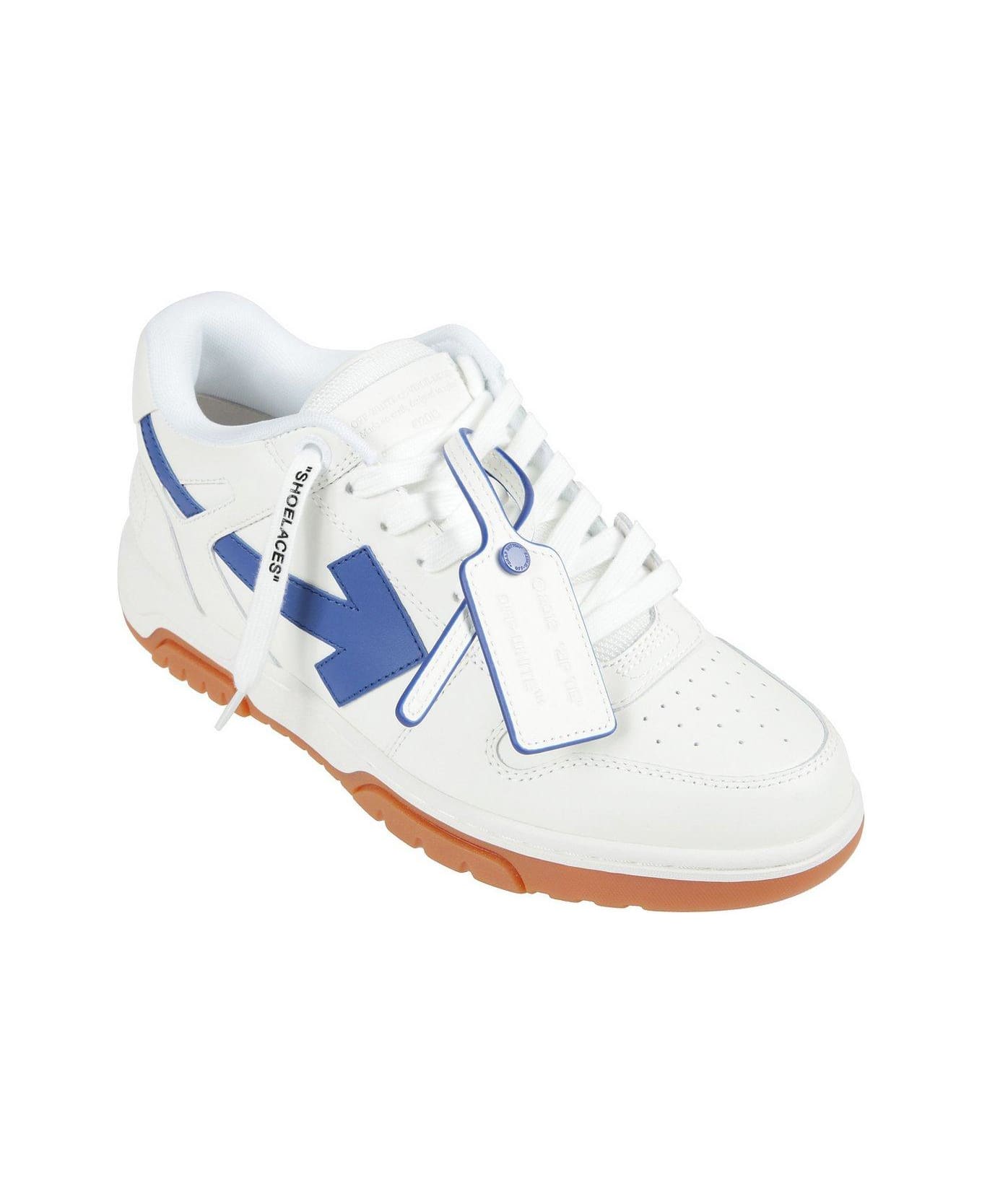 Off-White Out Of Office Lace-up Sneakers - WHITE BLU