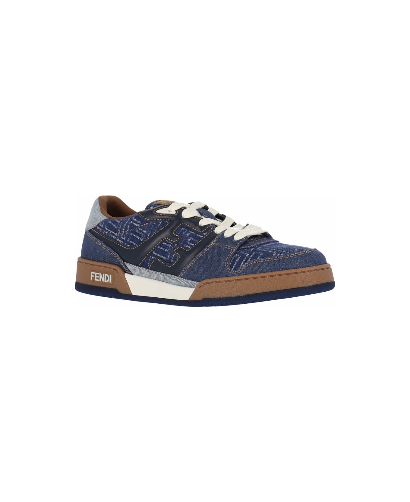 Fendi 
match
 Low-top Sneakers - Svj Ston+abiss Blu+ghiac