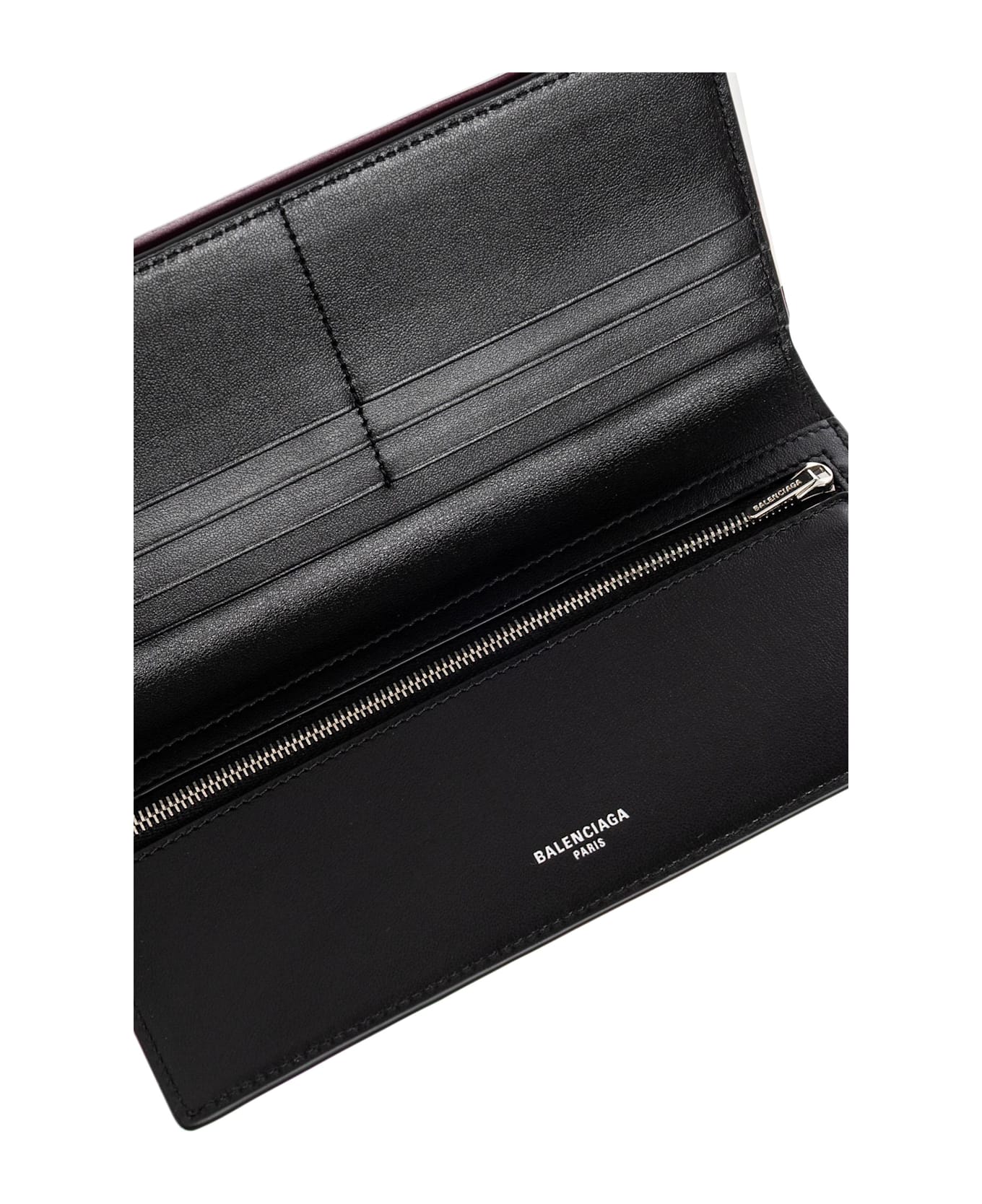 Balenciaga Leather Wallet - GREY