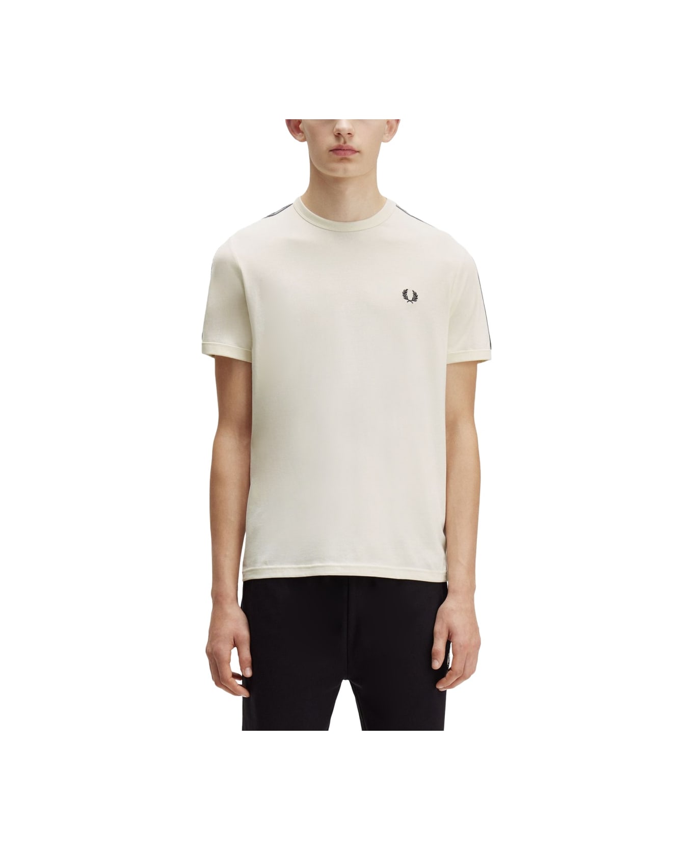 Fred Perry "ringer" T-shirt - IVORY