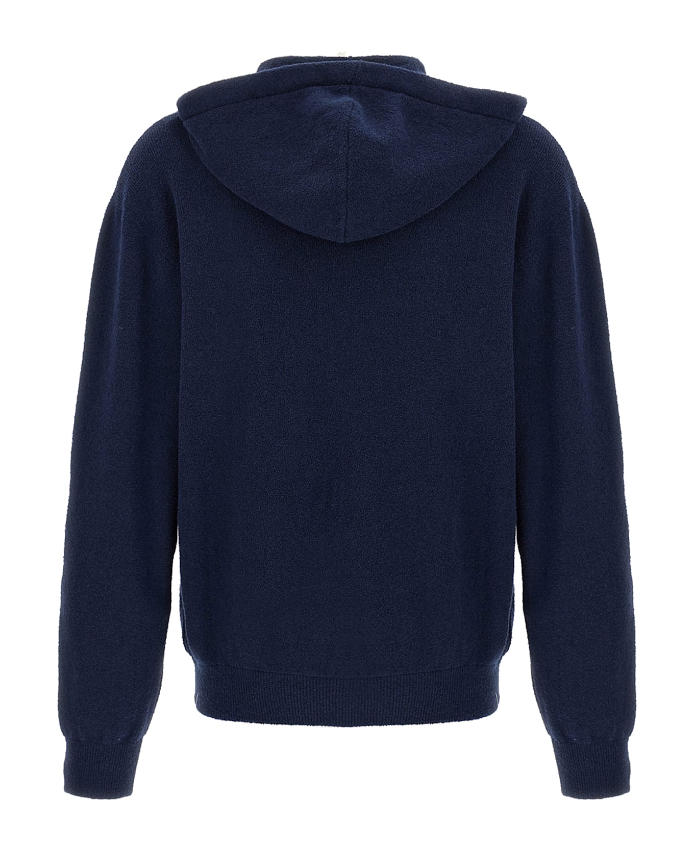 Roberto Collina Terry Hoodie - Blue