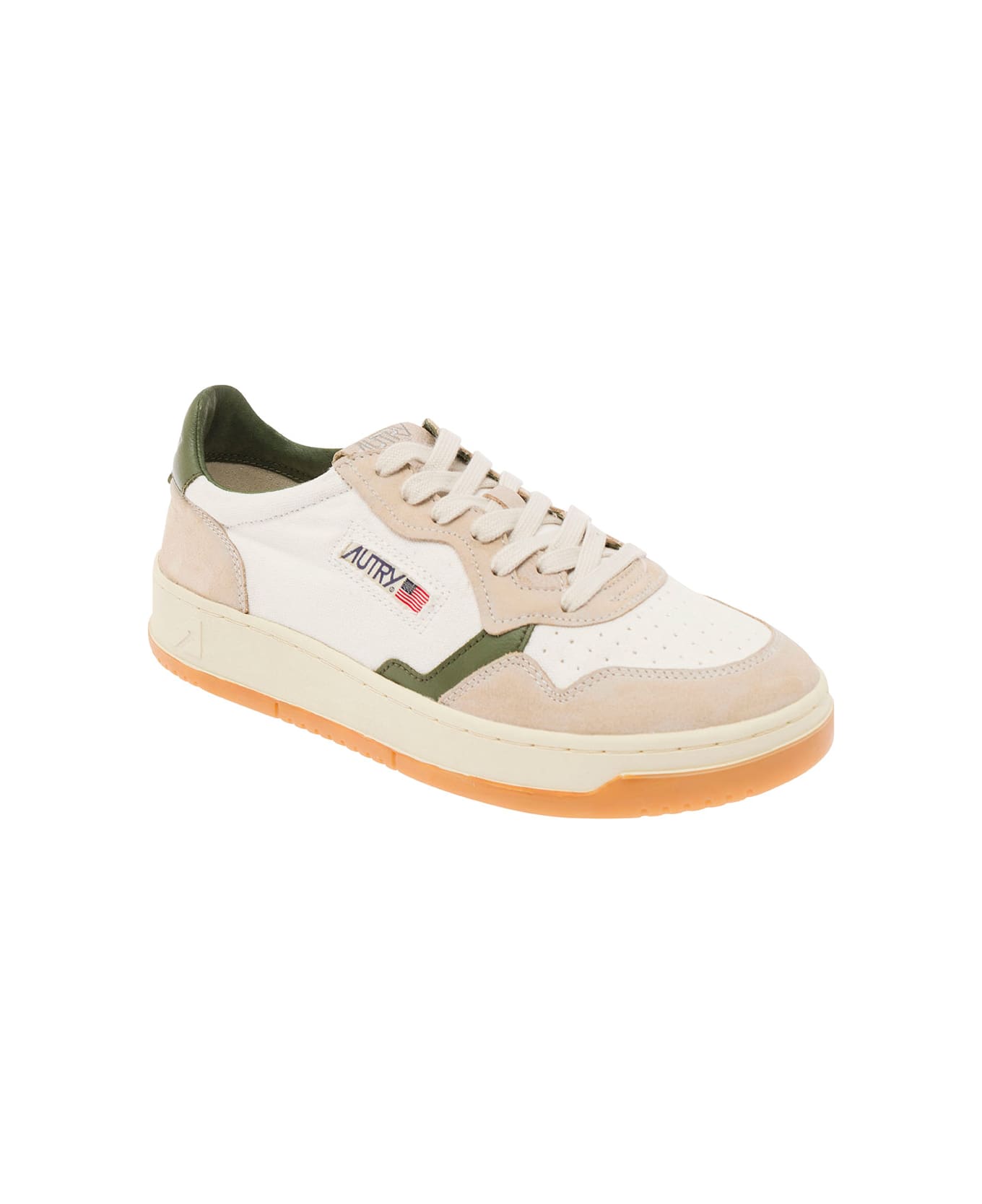 Autry Medalist Low Canvas Sneakers - White