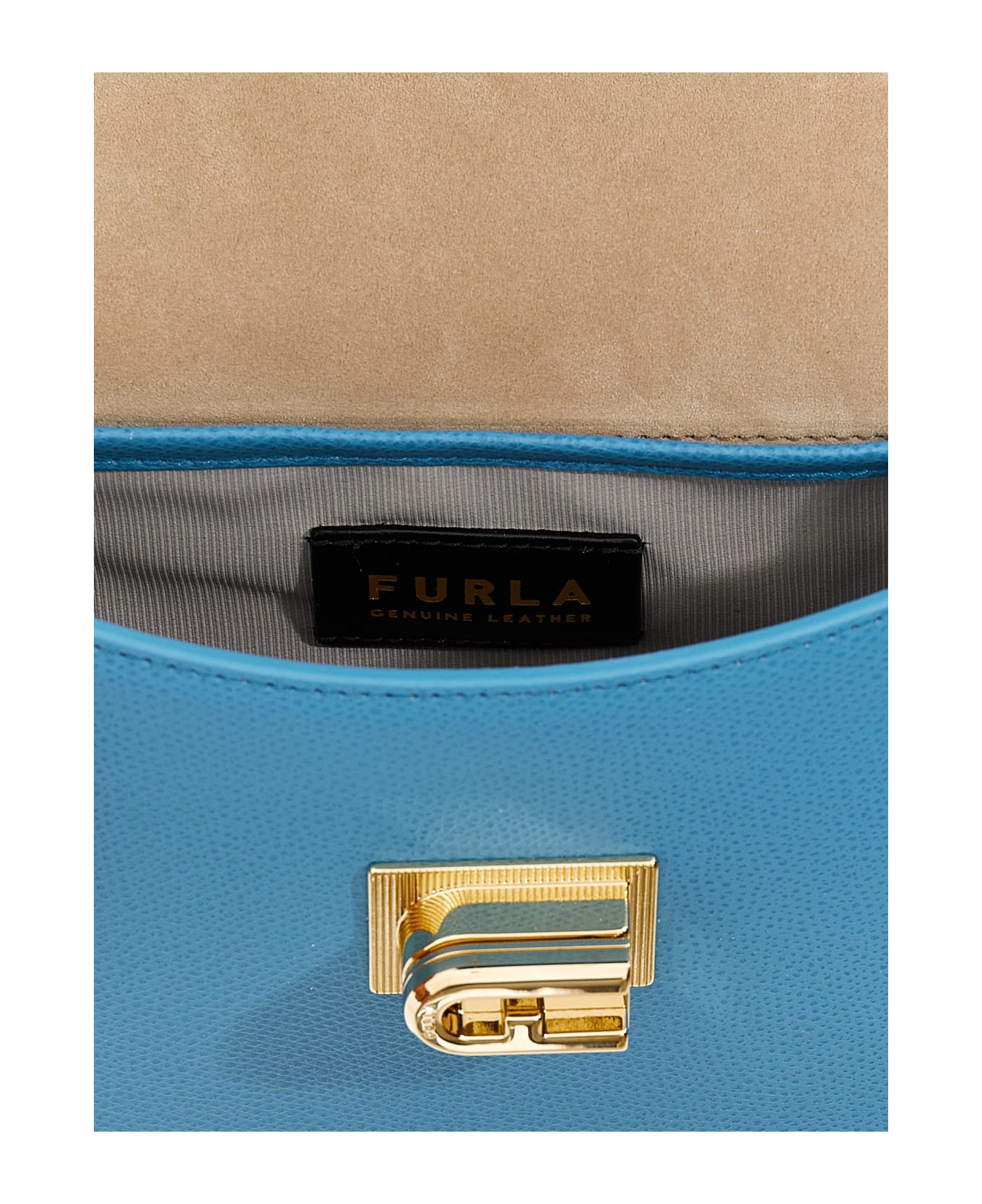 Furla '1927 Mini' Crossbody Bag - Light Blue